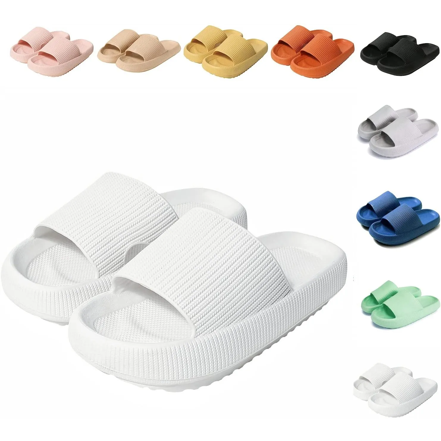 Sumvov Cozyslides Original Damen Schlappen 100% EVA Super Weich Rutschfest Badeschuhe Cozislides Original Hausschuhe Da…