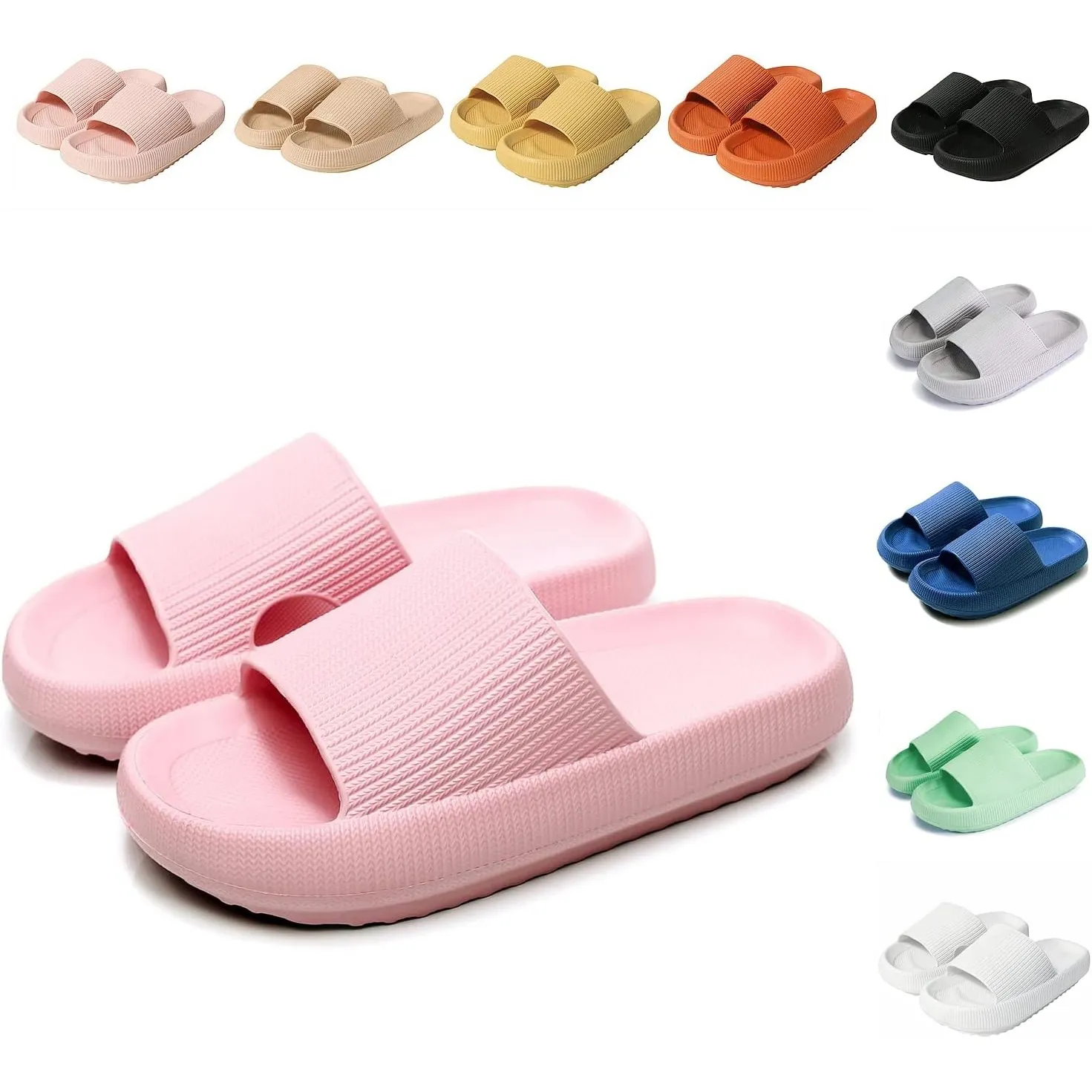 Sumvov Cozyslides Original Damen Schlappen 100% EVA Super Weich Rutschfest Badeschuhe Cozislides Original Hausschuhe Da…