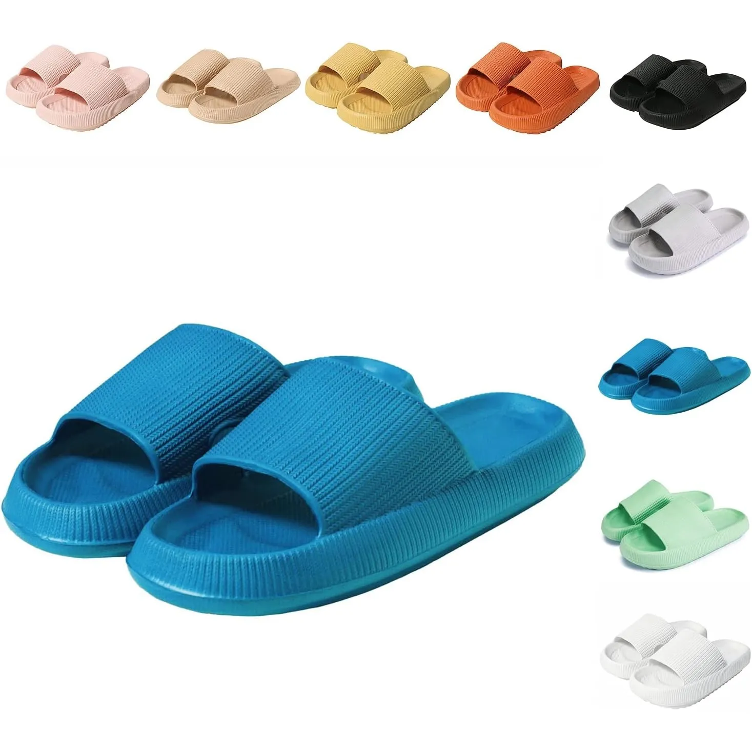 Sumvov Cozyslides Original Damen Schlappen 100% EVA Super Weich Rutschfest Badeschuhe Cozislides Original Hausschuhe Da…