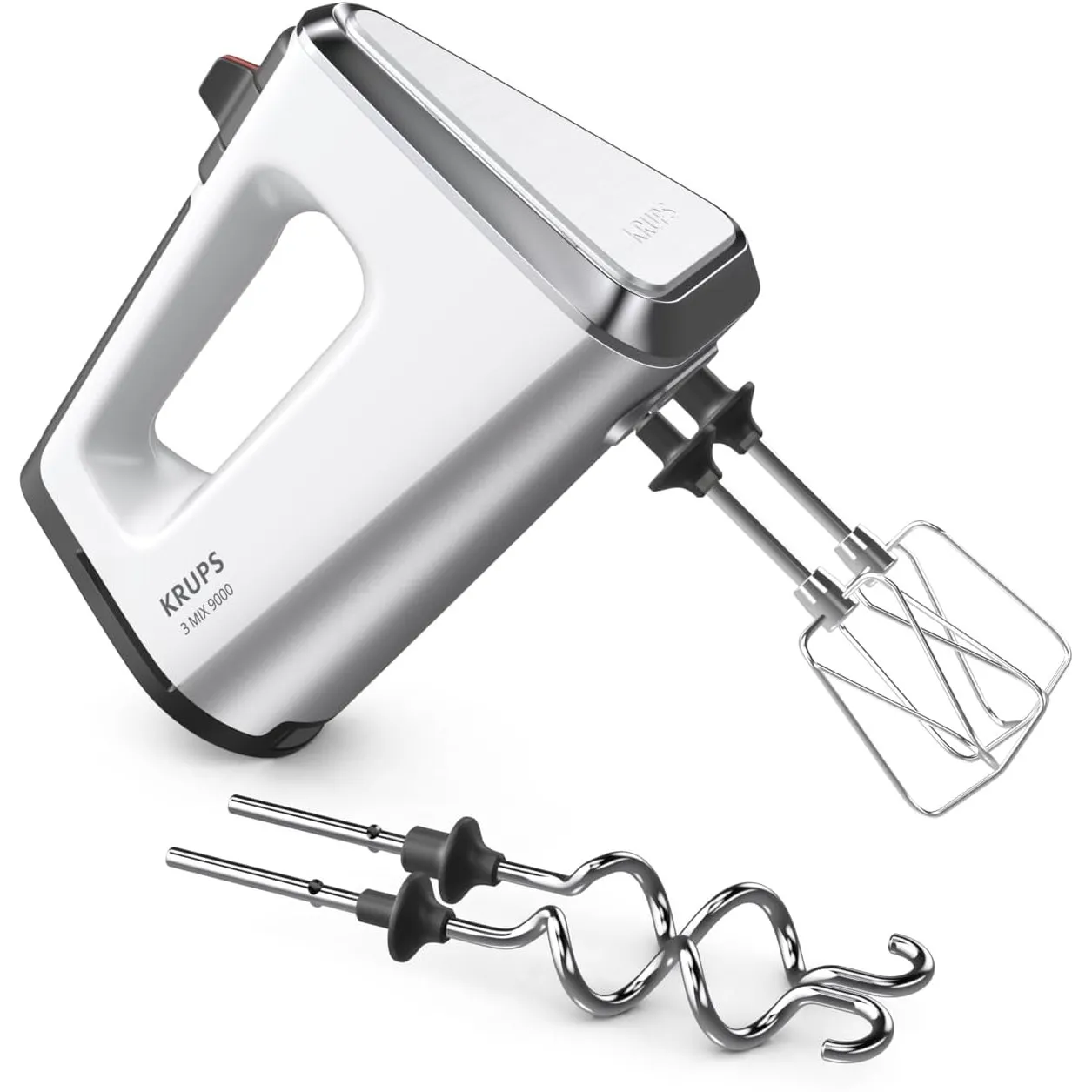 Krups 3Mix 9000 Handmixer, 750 Watt, Geschwindigkeitsregler, Turbomodus, Stainless Steel