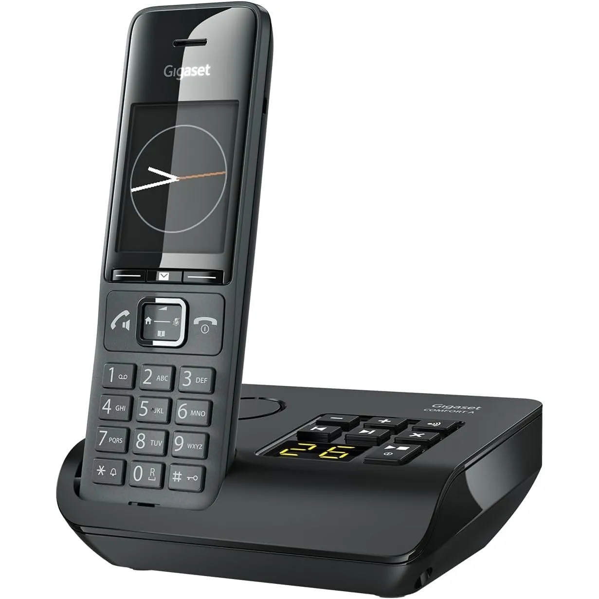 Gigaset Comfort 520A - Schnurloses DECT-Telefon mit Anrufbeantworter - Elegantes Design - Freisprechfunktion - Komfort …