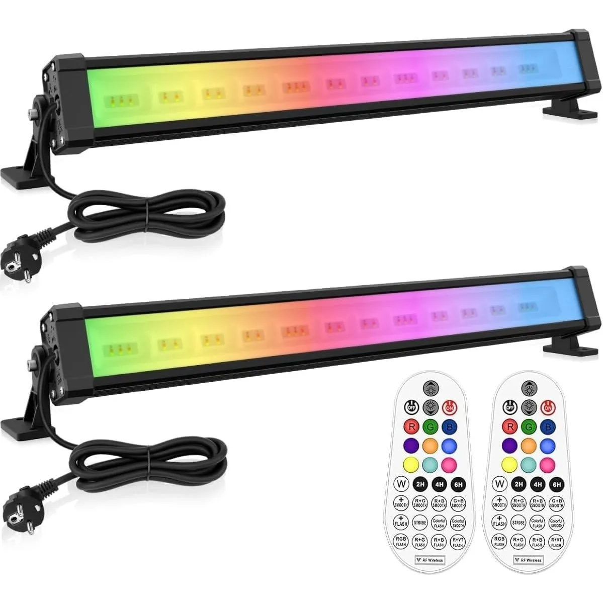 MEIKEE 42W RGB Strahler mit Fernbedienung 360° Wallwasher Flutlicht