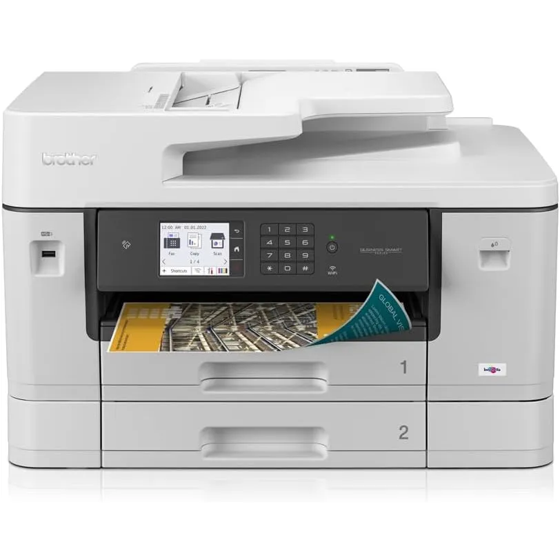 Brother MFC-J6940DW DIN A3 4-in-1 Farbtintenstrahl-Multifunktionsgerät (2 x 250 Blatt Papierkassette, Drucken, Scannen,…