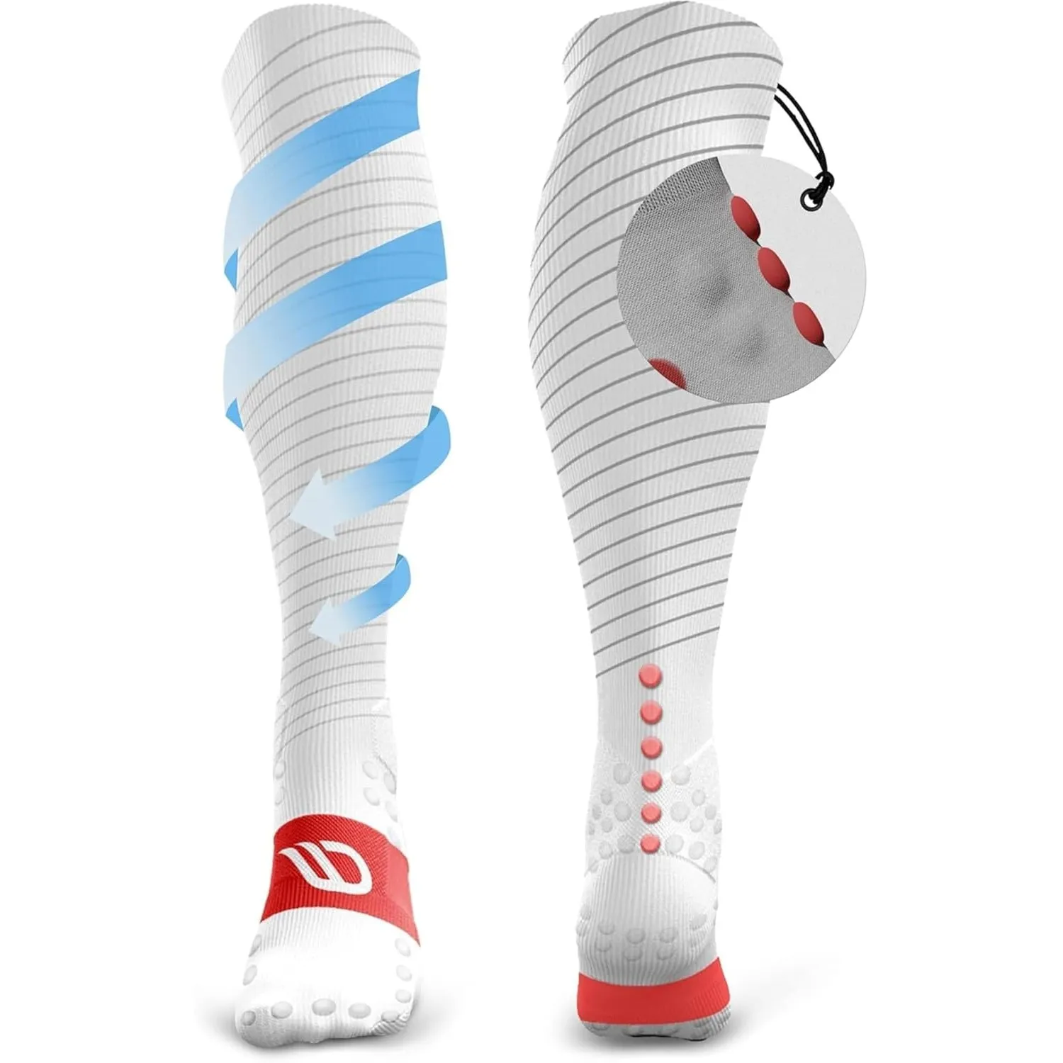 RUNSTARS Kompressionssocken für Sport, Laufen, Marathon und Triathlon I Premium Laufsocken mit gleichmäßiger Kompressio…