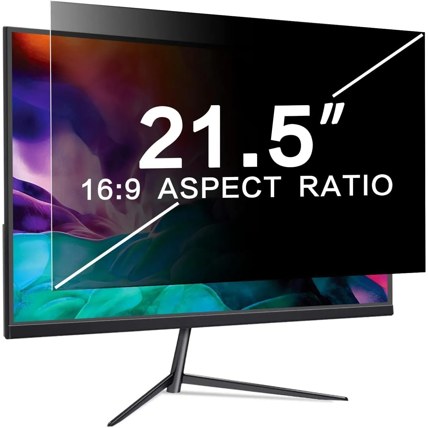 PYS Blickschutzfolie Monitor 21,5 zoll Sichtschutz für Monitor 16:9