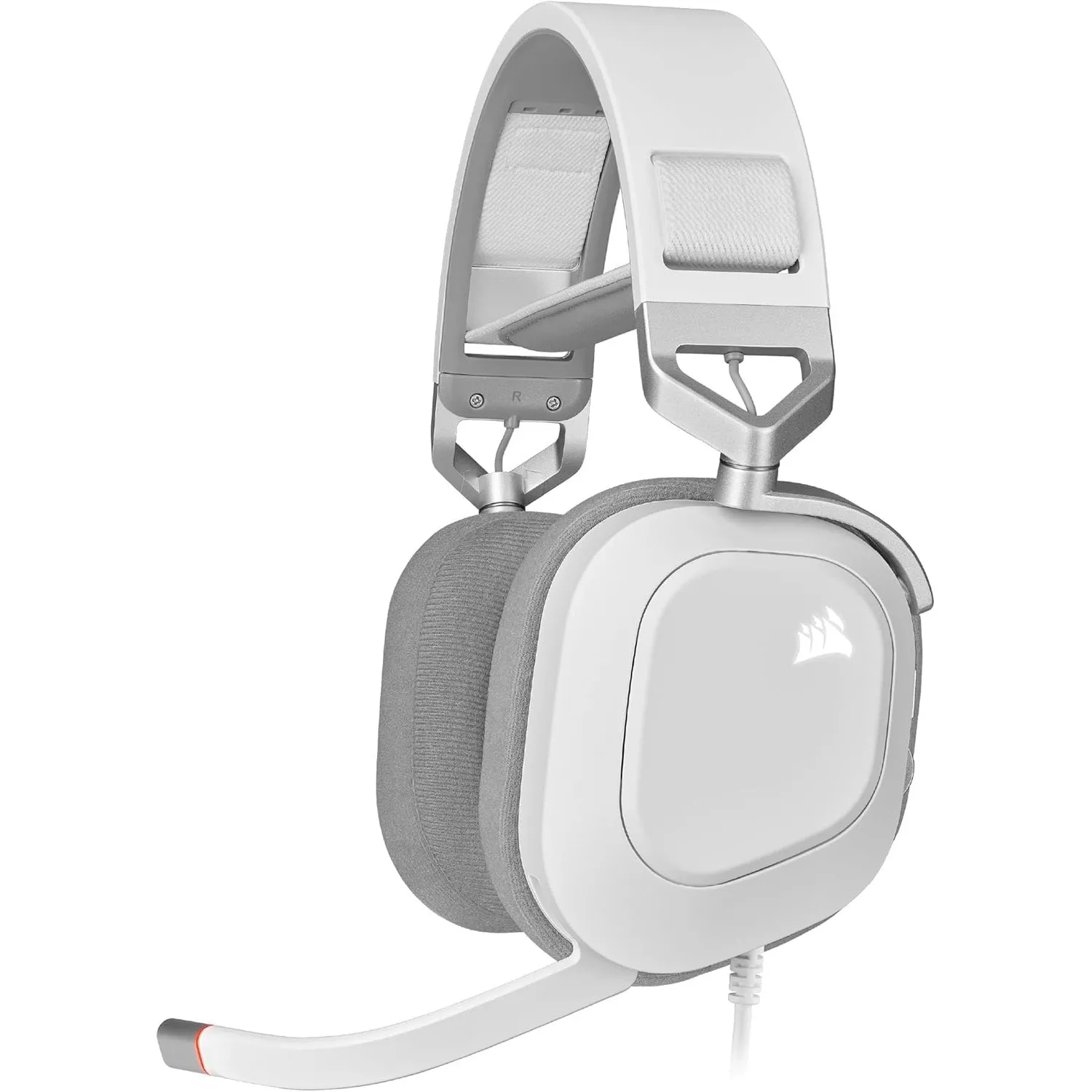Corsair HS80 RGB USB Gaming-Headset - Weiß