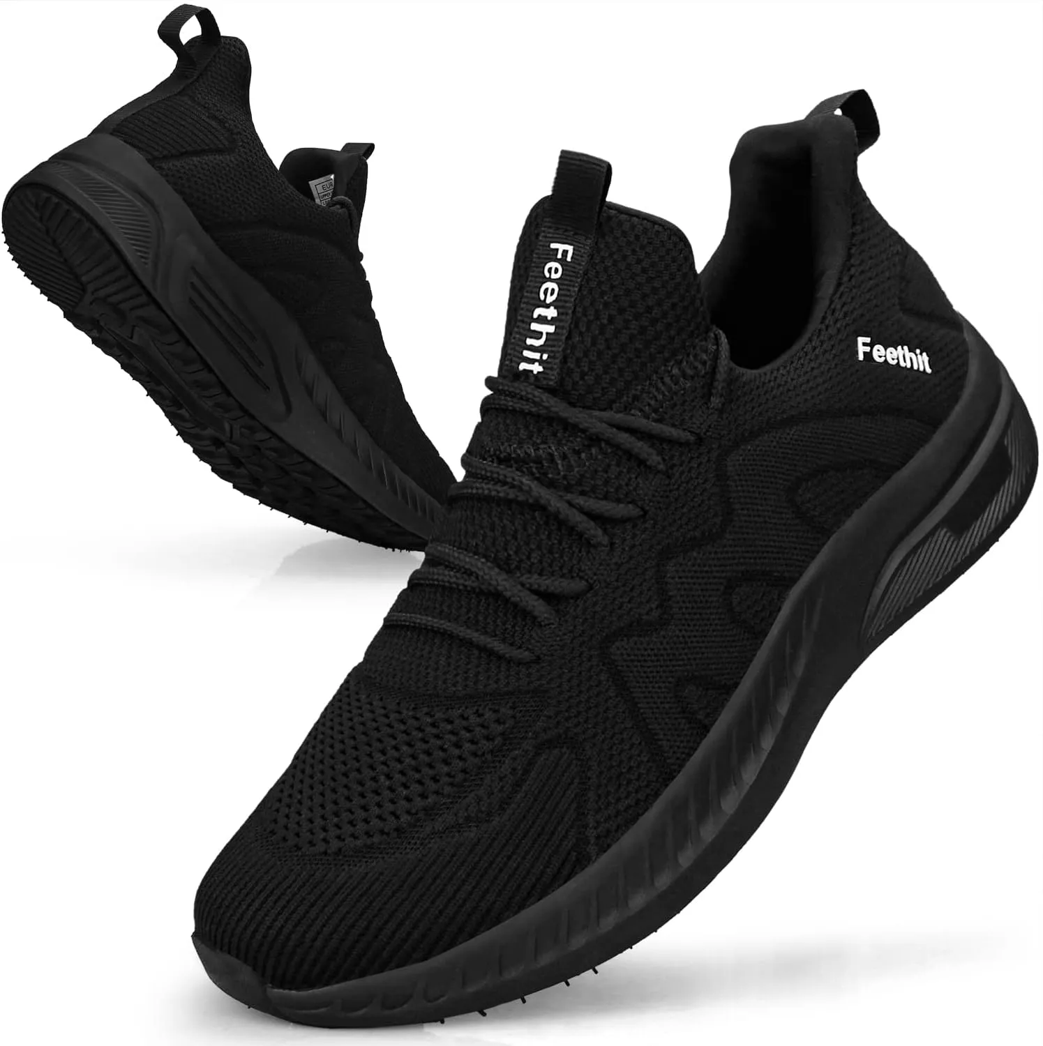 Feethit Trainers, Men's Sports Shoes, Running Shoes, Tennis, Fitness, Jogging, Walking Shoes, Lightweight, Breathable, …
