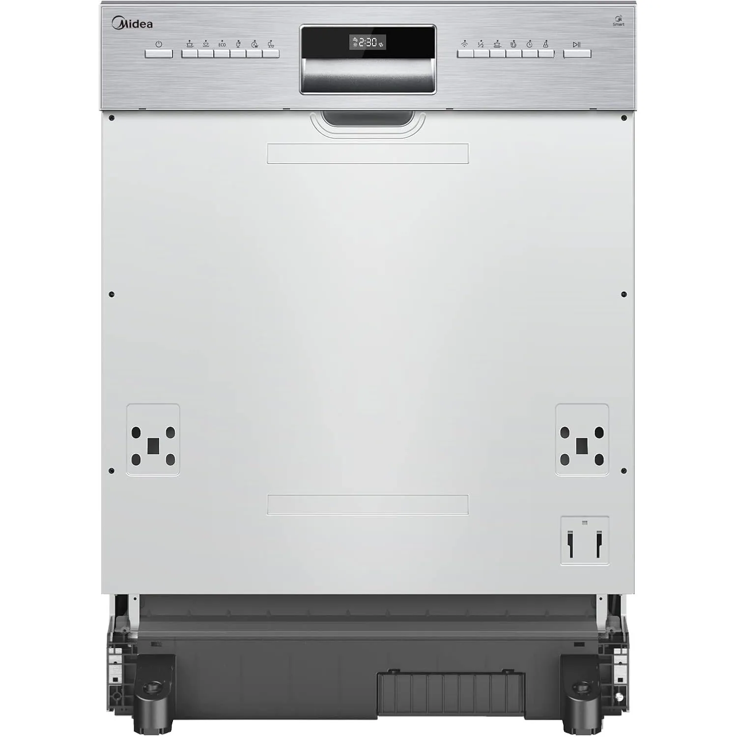 Midea Geschirrspüler Teilintegriert 60 cm Einbau Spülmaschine 13 Gedecke
