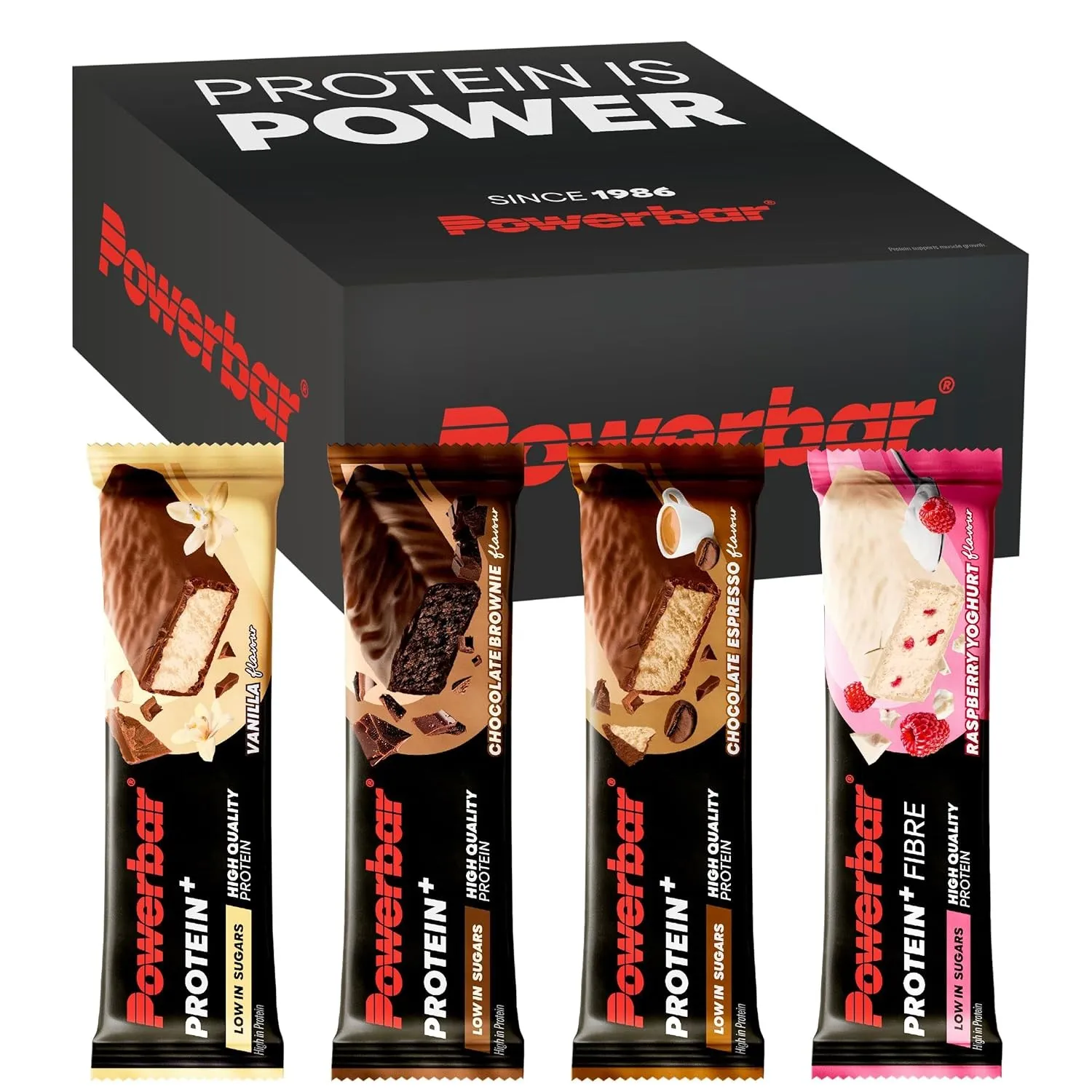 Powerbar Protein Plus Low Sugar Multiflavour Box 1x(16x35g)
