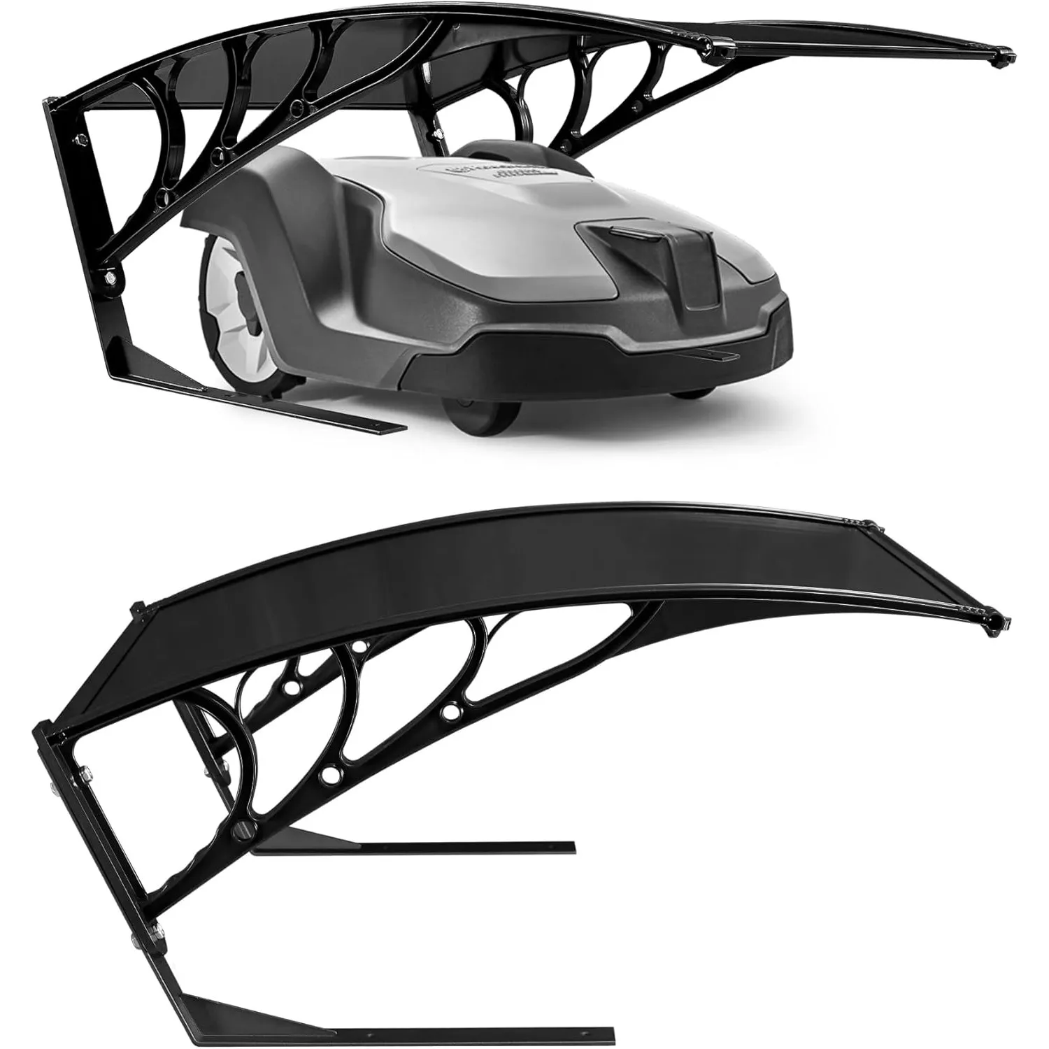 Arebos Mähroboter Garage | Rasenmäher Rasenroboter Automower | Carport 102 x 79 x 46 cm | Witterungsbeständig + UV-Schu…