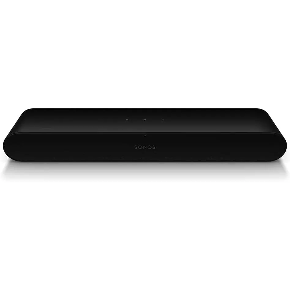 Sonos Ray Soundbar – Einzigartig kompakte All-in-One-Soundbar mit Blockbuster-Sound für Filme, Spiele und WLAN-Musikstr…
