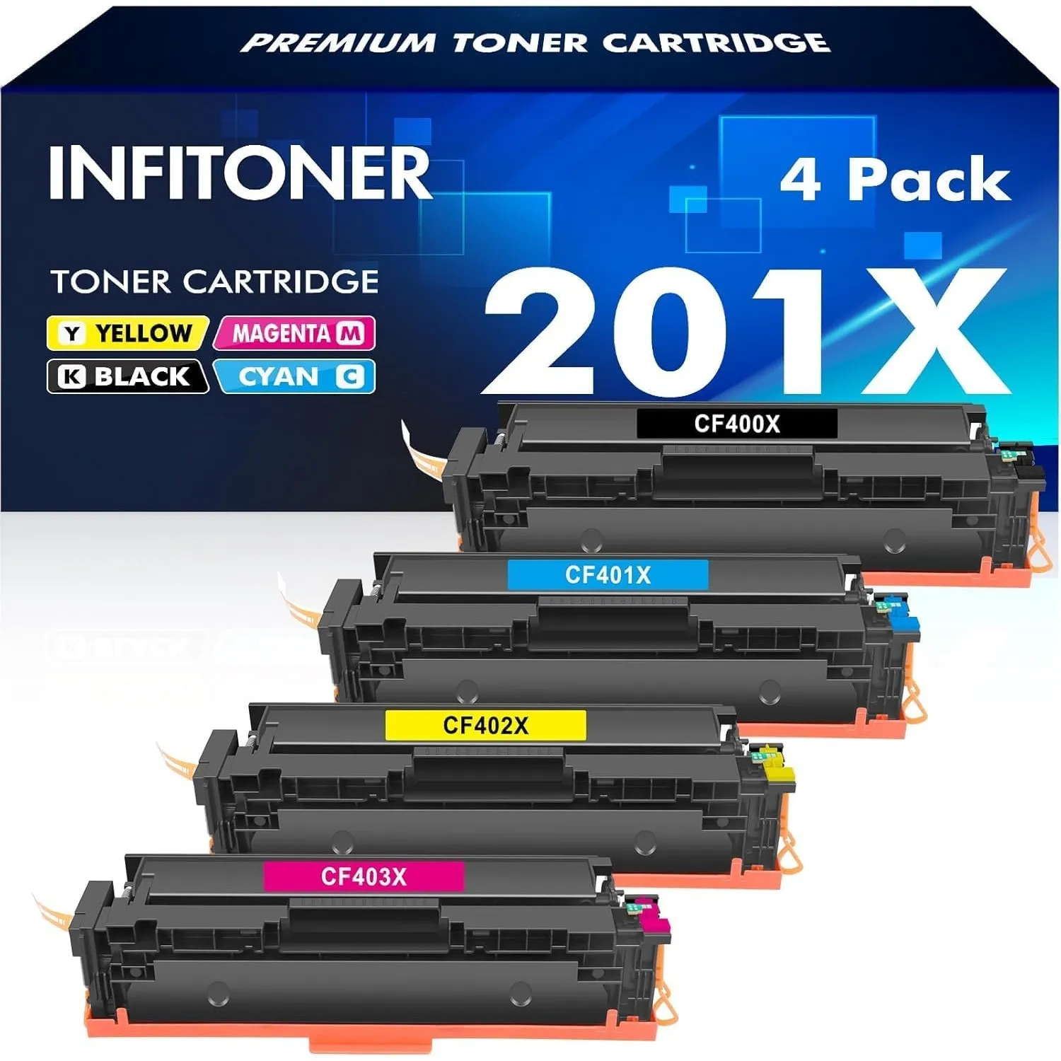 201X 201A Toner Kompatibel für HP 201X M277dw Color LaserJet pro MFP