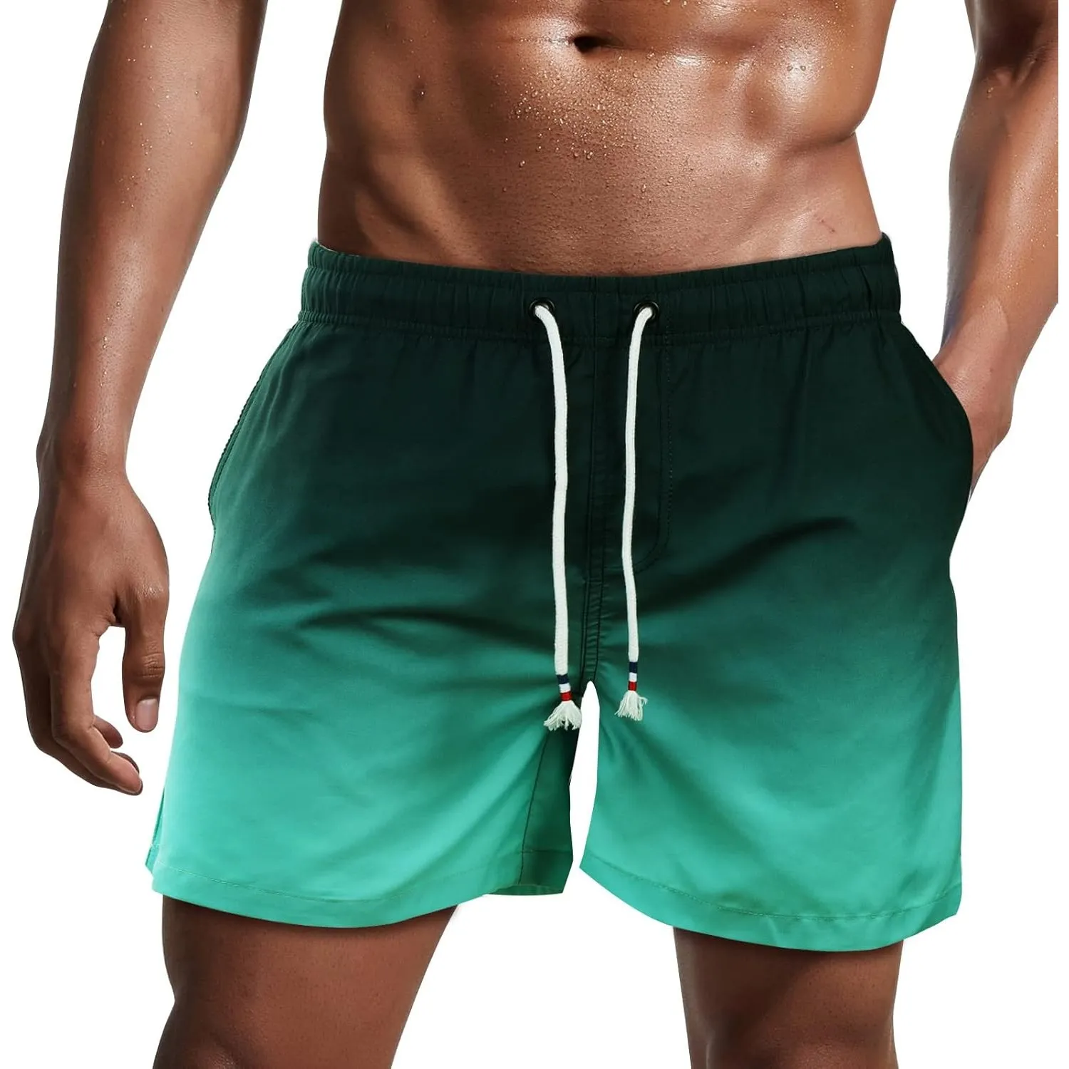 Badehose für Herren Badeshorts Shorts Sportbekleidung Meshfutter | Shorts,Schnelltrocknend,Kurzen,Sporthose,Atmungsakti…