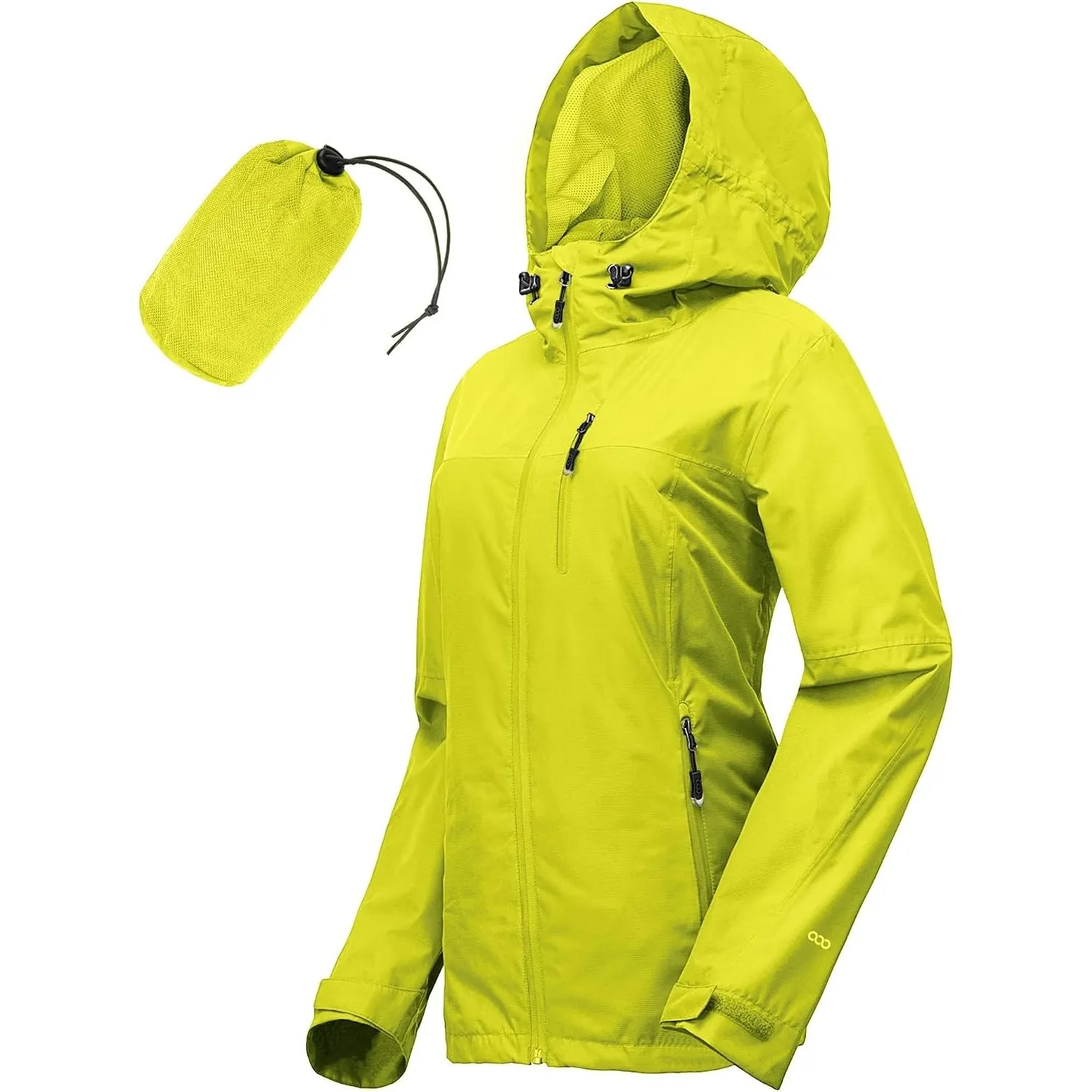 33,000ft Regenjacke Damen Wasserdicht Packbar Fahrradjacke Übergangsjacke