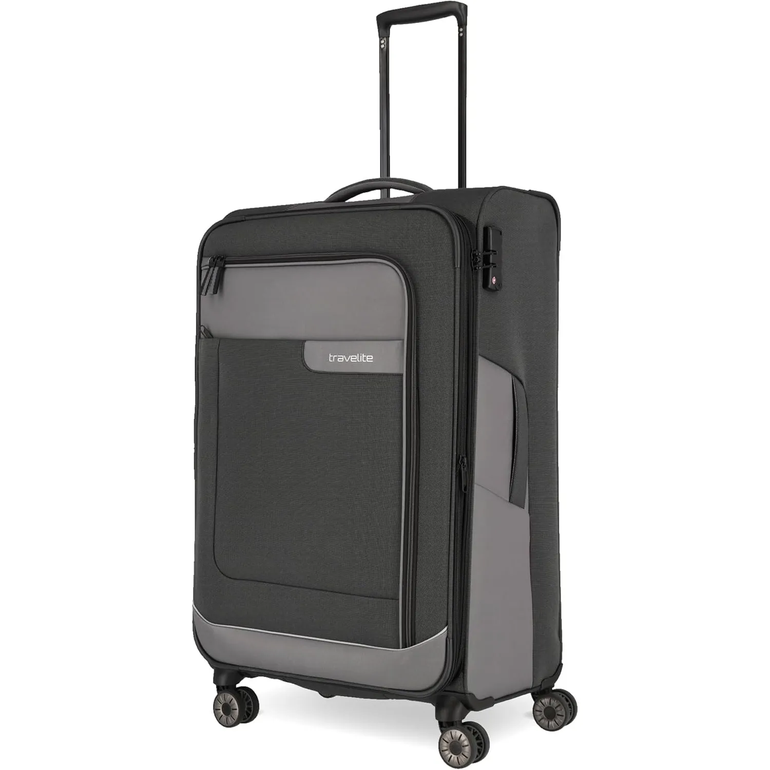 Travelite Koffer VIIA Größe L, 77 cm, 91-103 Liter, Reisekoffer groß