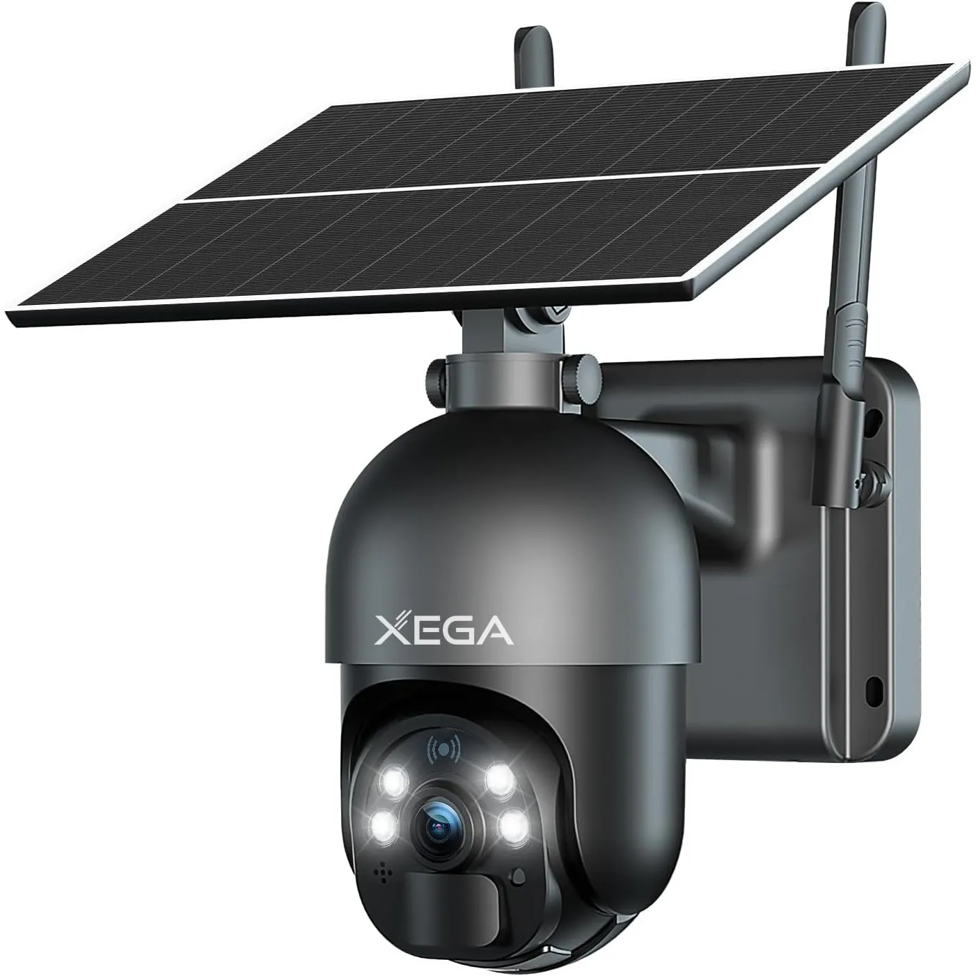 Xega 4G LTE Überwachungskamera Aussen mit SIM Karte Ohne WLAN Solar