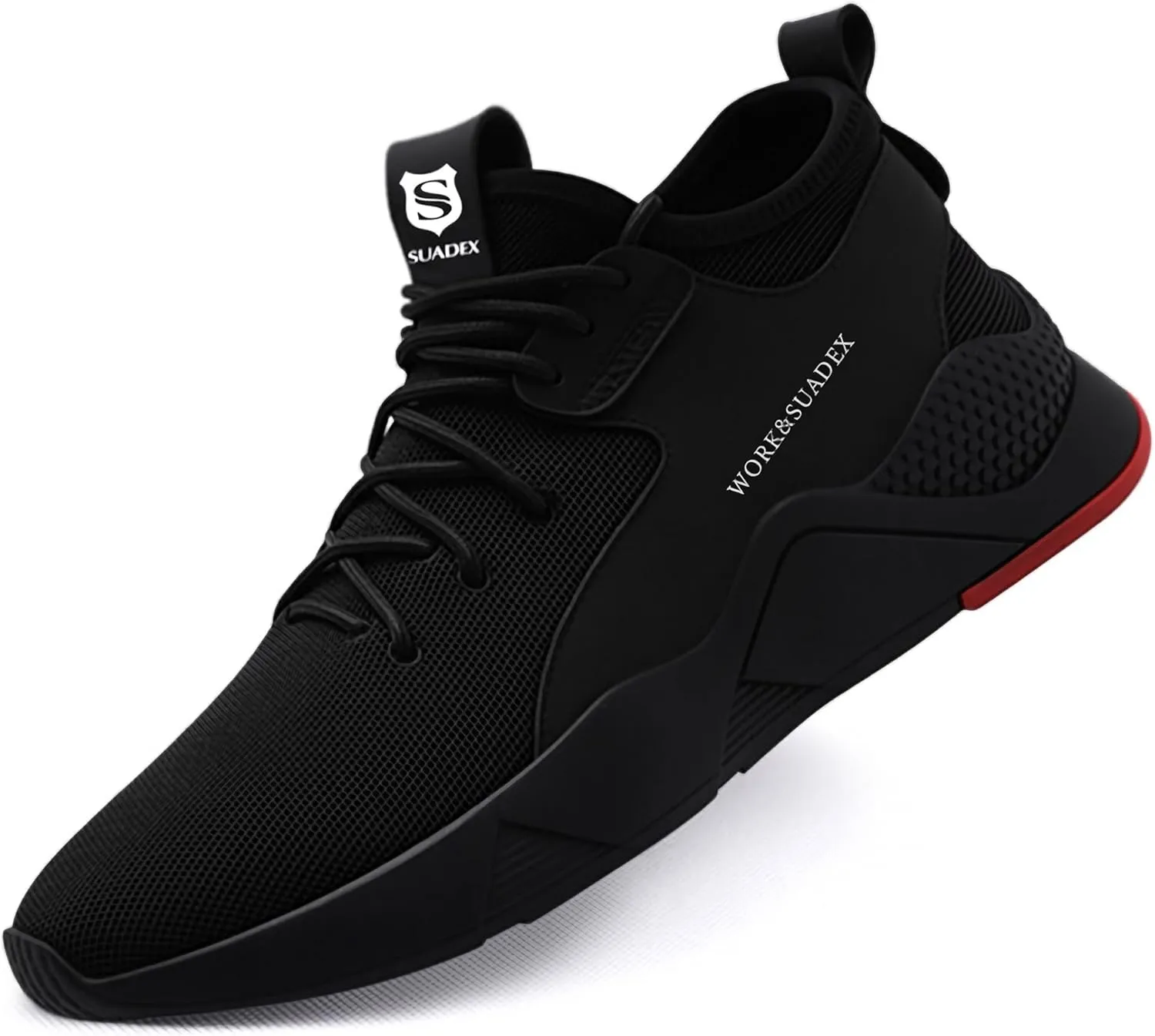 SUADEX Arbeitsschuhe Herren Sicherheitsschuhe Damen Leicht Atmungsaktiv Unisex Stahlkappenschuhe