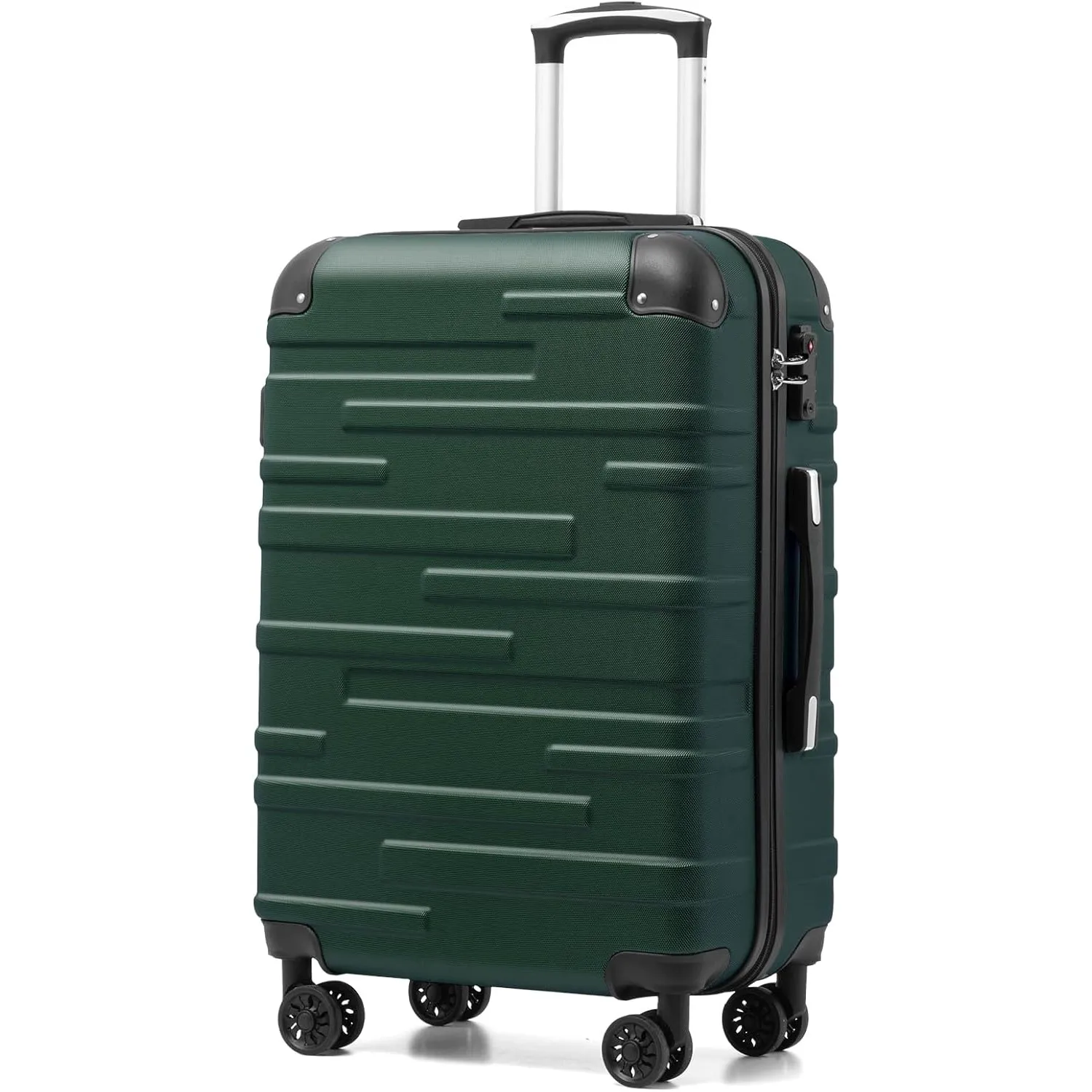 COOLIFE Mittelgroßer Koffer 67 cm L, leicht Reisekoffer 60L mit TSA Schloss