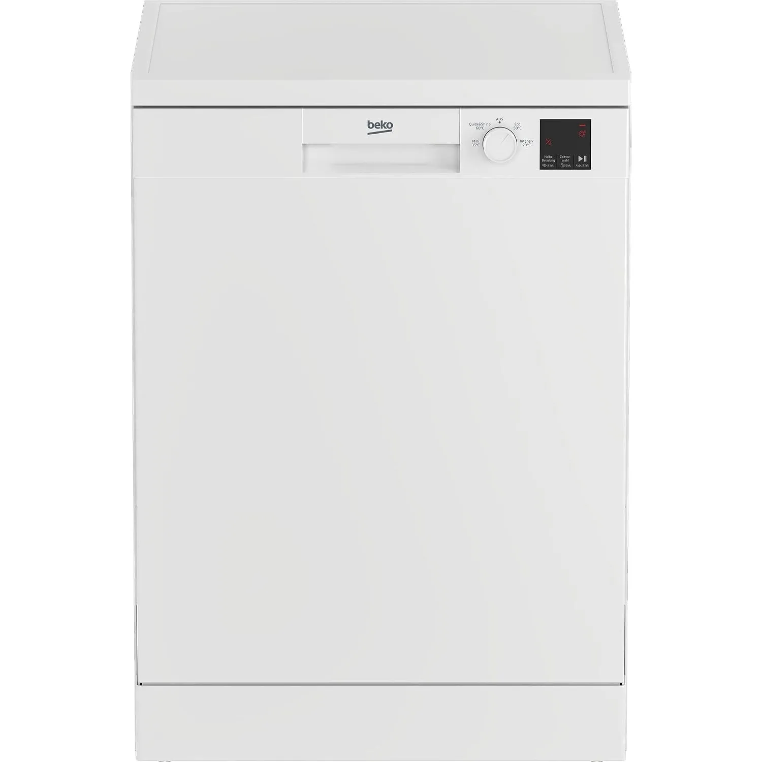 beko DFN04321W Geschirrspüler 60 cm, 13 Maßgedecke, Freistehender Geschirrspüler, Spülmaschine, unterbaufähig, 2 Spüleb…