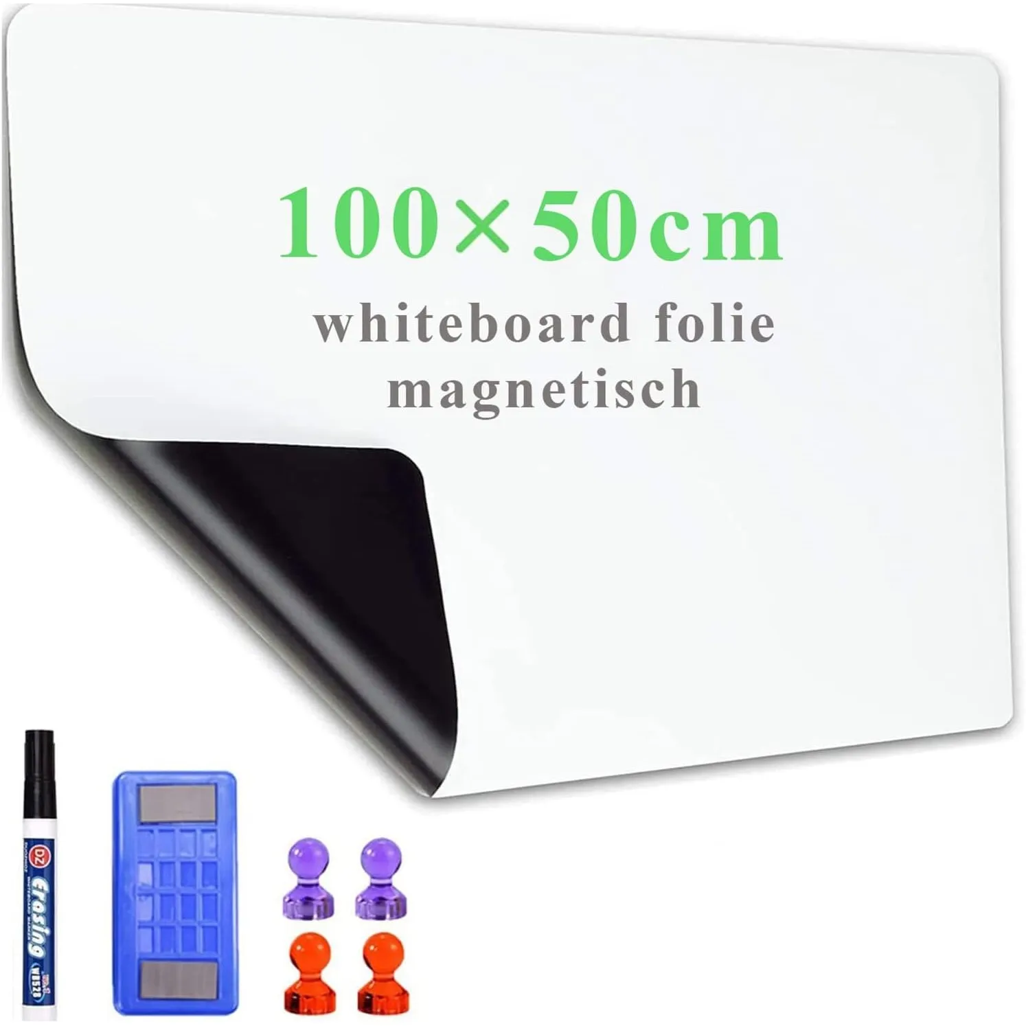 Whiteboard Folie Selbstklebend Magnetisch: Mehr Reisemomente zeigen | Haftstarke Magnetfolie für Reisemagnete und Fotos…