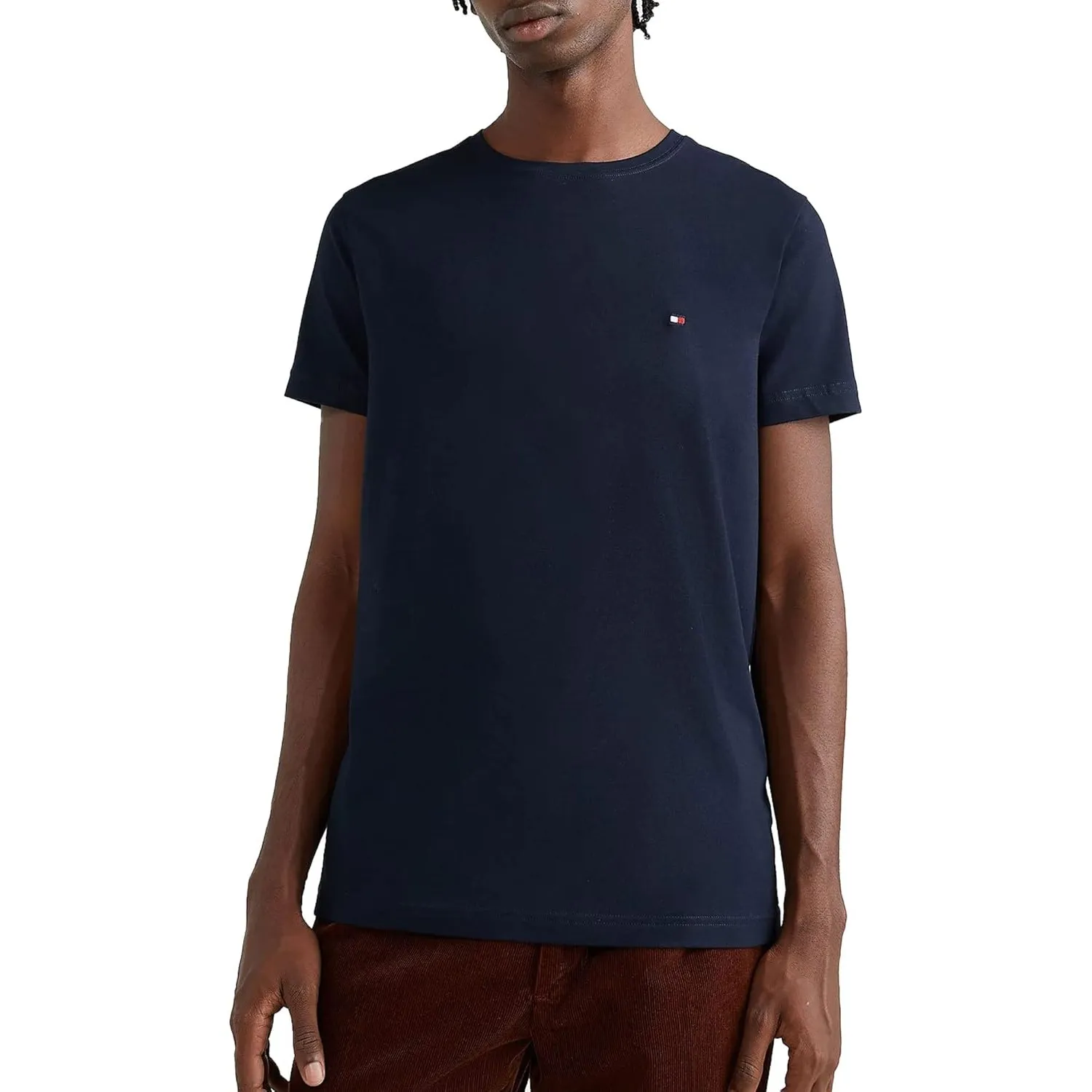 Tommy Hilfiger Herren T-Shirt Kurzarm Core Stretch Slim Fit