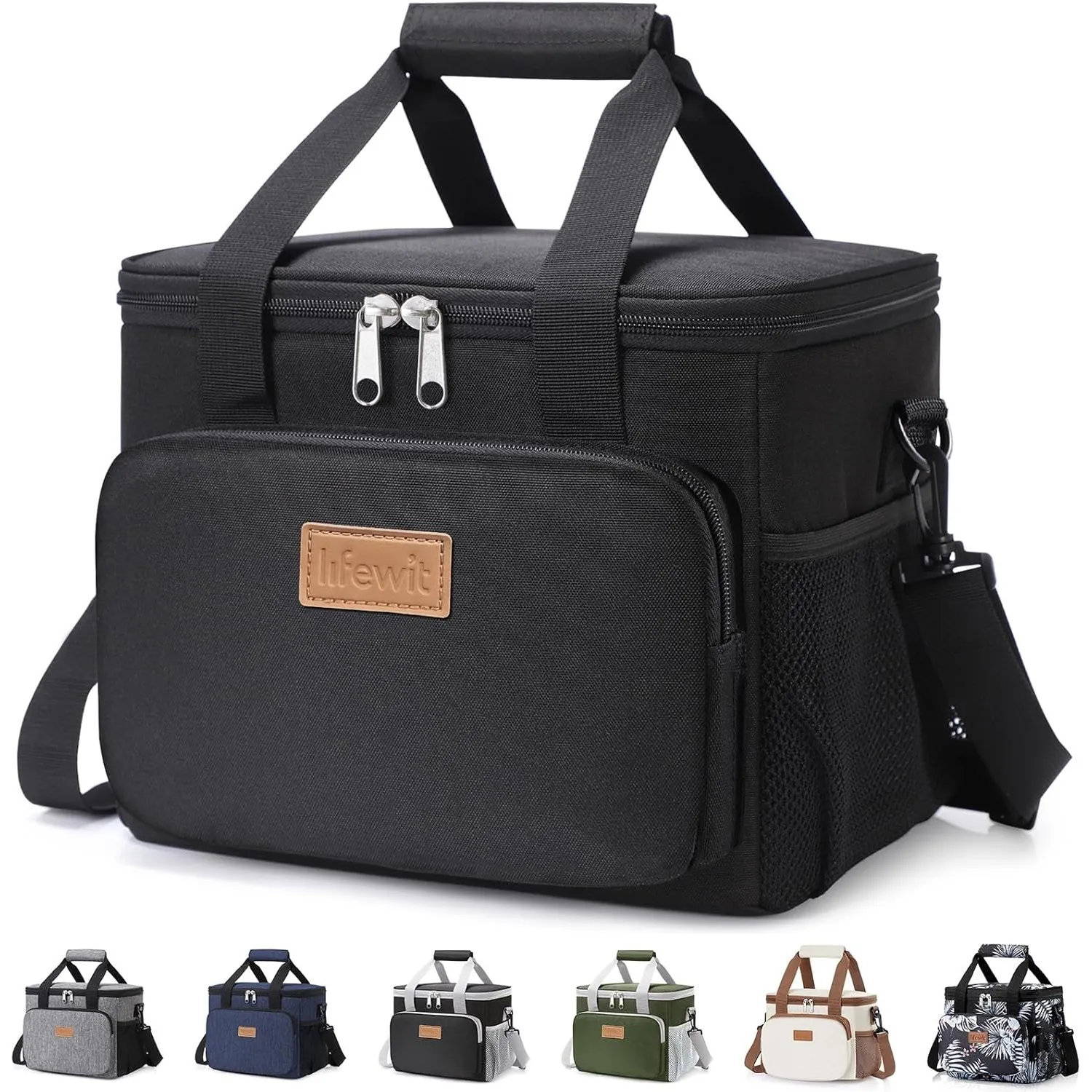 Lifewit Kühltasche klein unterwegs, Isolierte Cooler Bag Lunchtasche faltbar für Herren und Damen, wasserdichte Thermot…