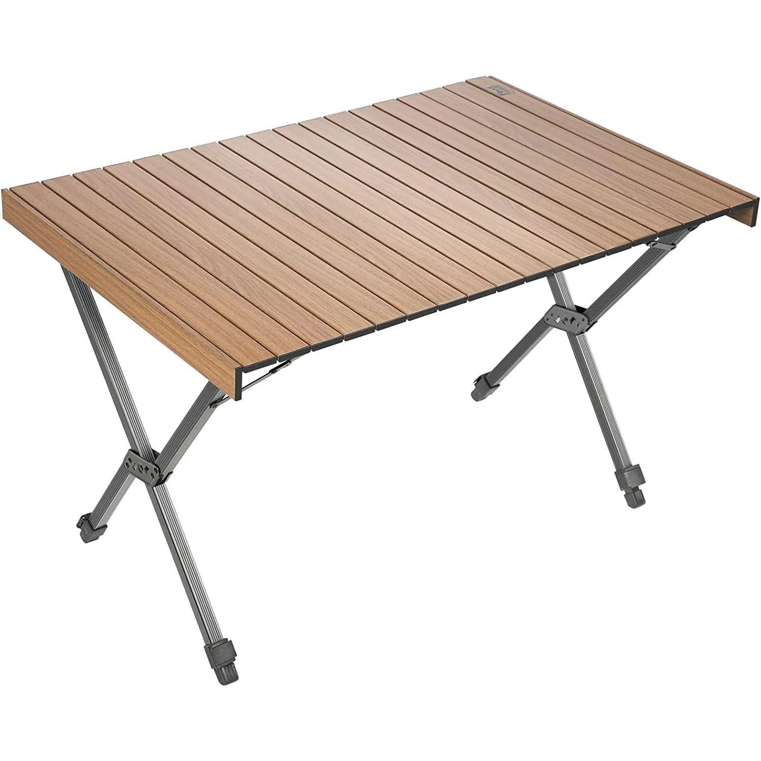 TIMBER RIDGE Campingtisch Klappbar Höhenverstellbar Klapptisch Camping Falttisch Tragbar Aluminium mit Tasche für Pickn…