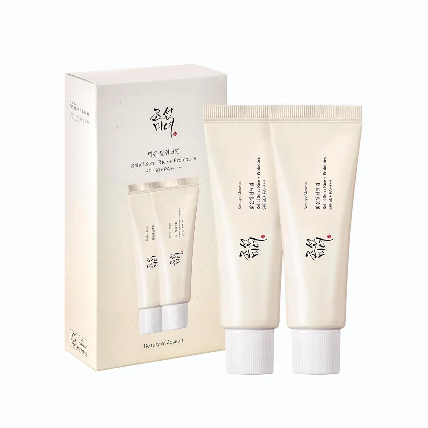 Beauty of Joseon Relief Sun Set(2pack) (50ml, 1.69fl.oz)