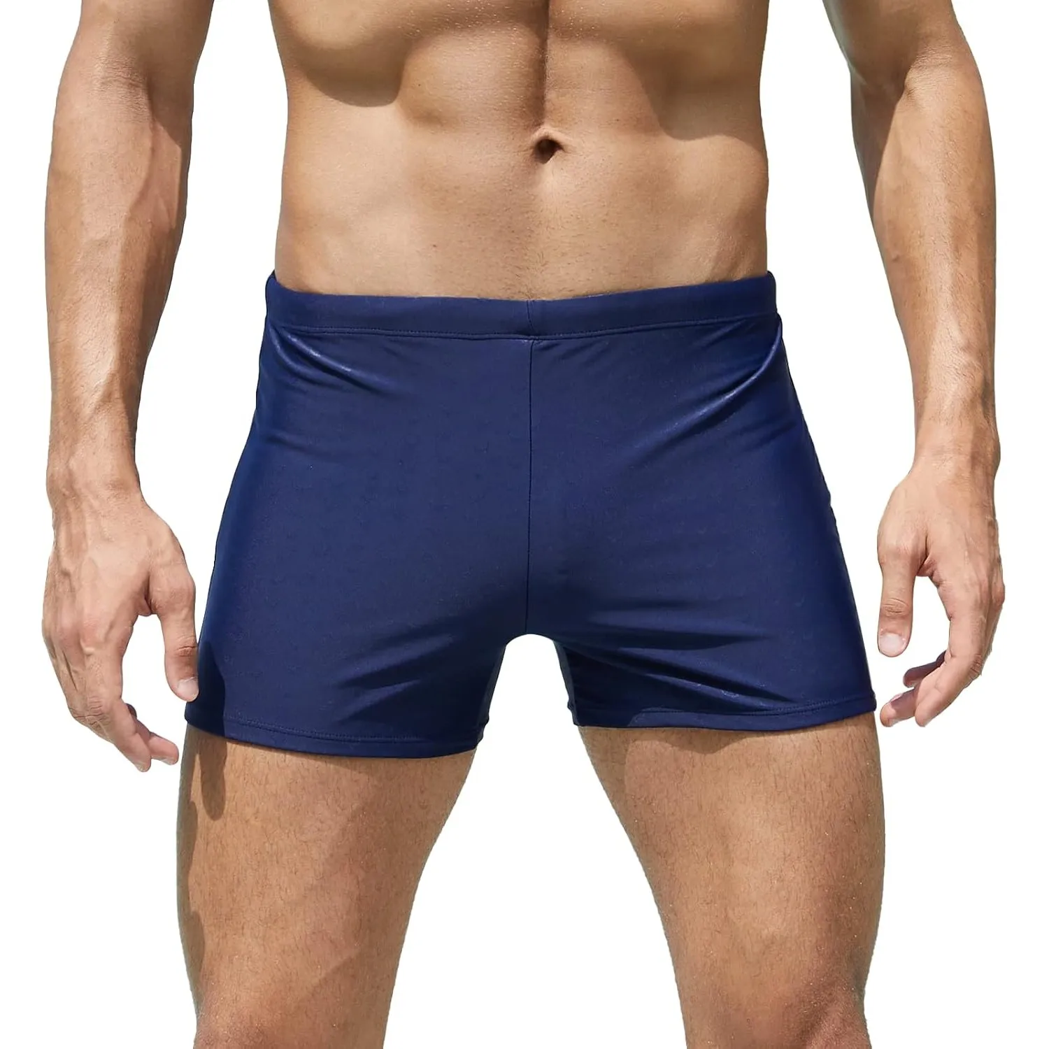 Arcweg Badehose Herren Eng Kurz Badeshorts mit Tunnelzug Schwimmhose Peinlichkeit Vermeidendes Pad Wassersport Kurze Ho…