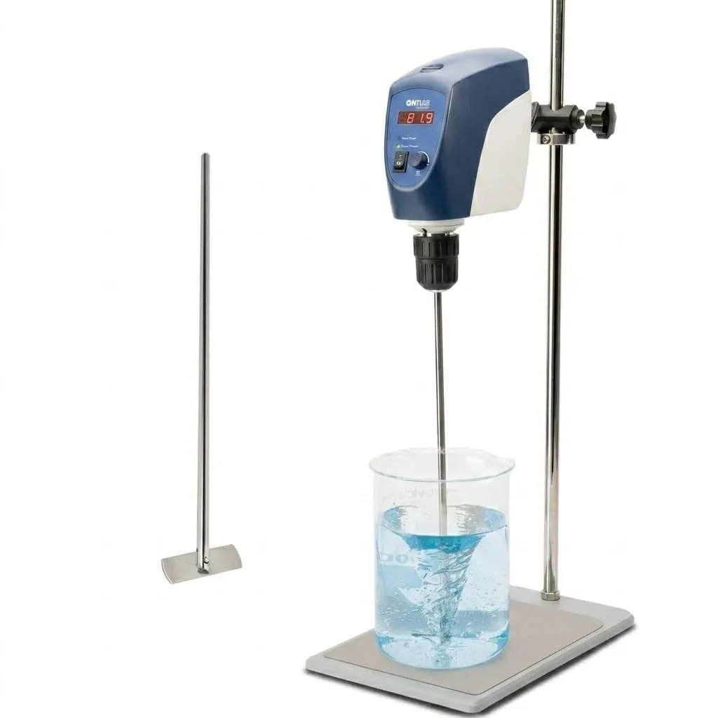 ONiLAB Elektrischer Überkopfrührer, LED Digital Mixer, 20L, 10000 mPas