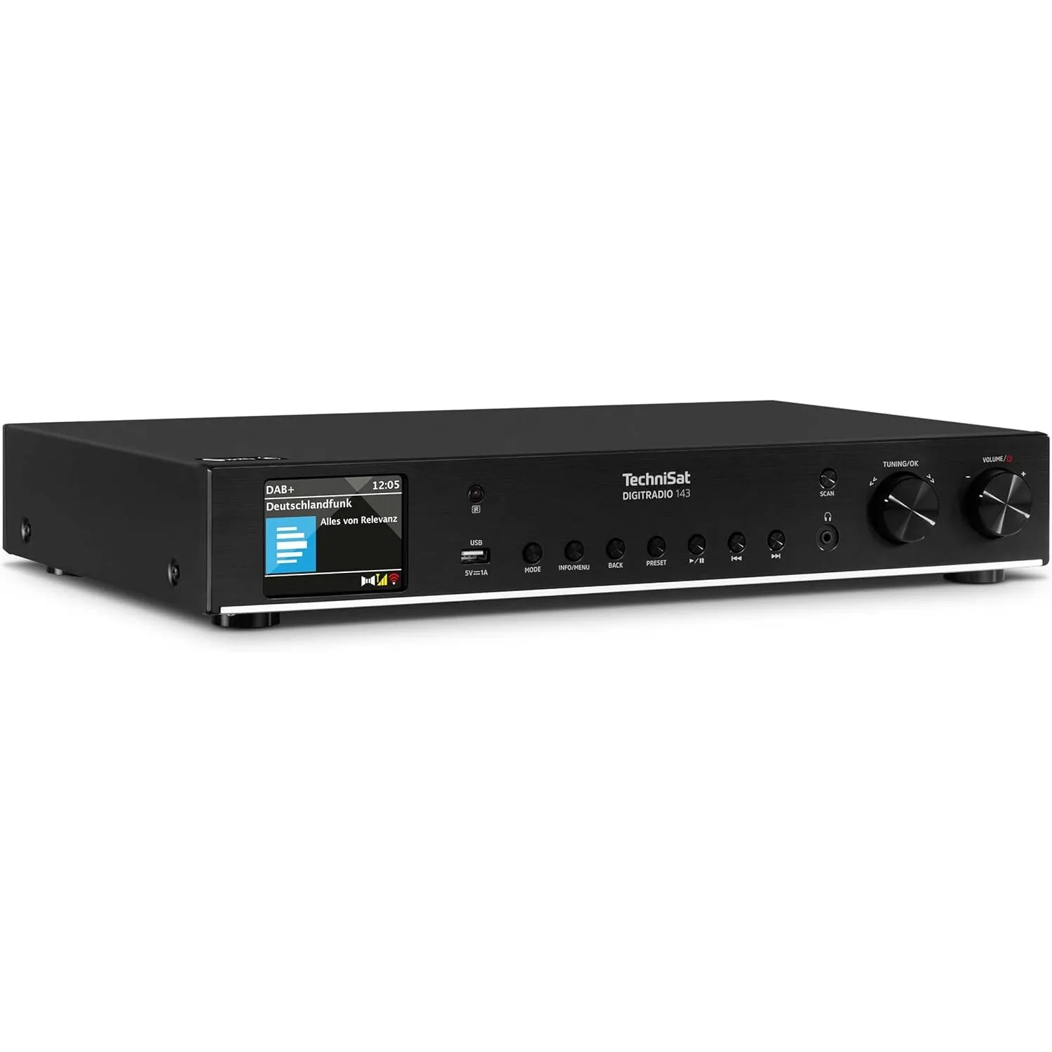 TechniSat DIGITRADIO 143 (V3) – HiFi-Tuner, Internetradio, DAB+