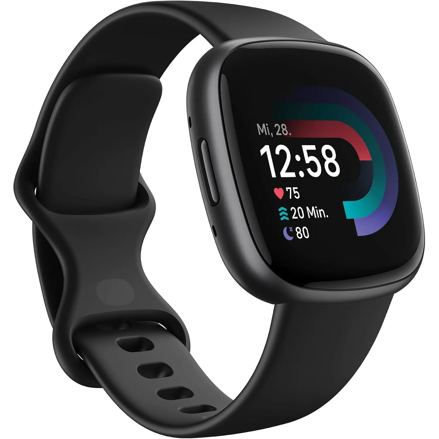 Fitbit Google Versa 4 Smartwatch Fitness Tracker enthält eine 3 monatige Google Health Premium Mitgliedschaft, 6 Tage A…