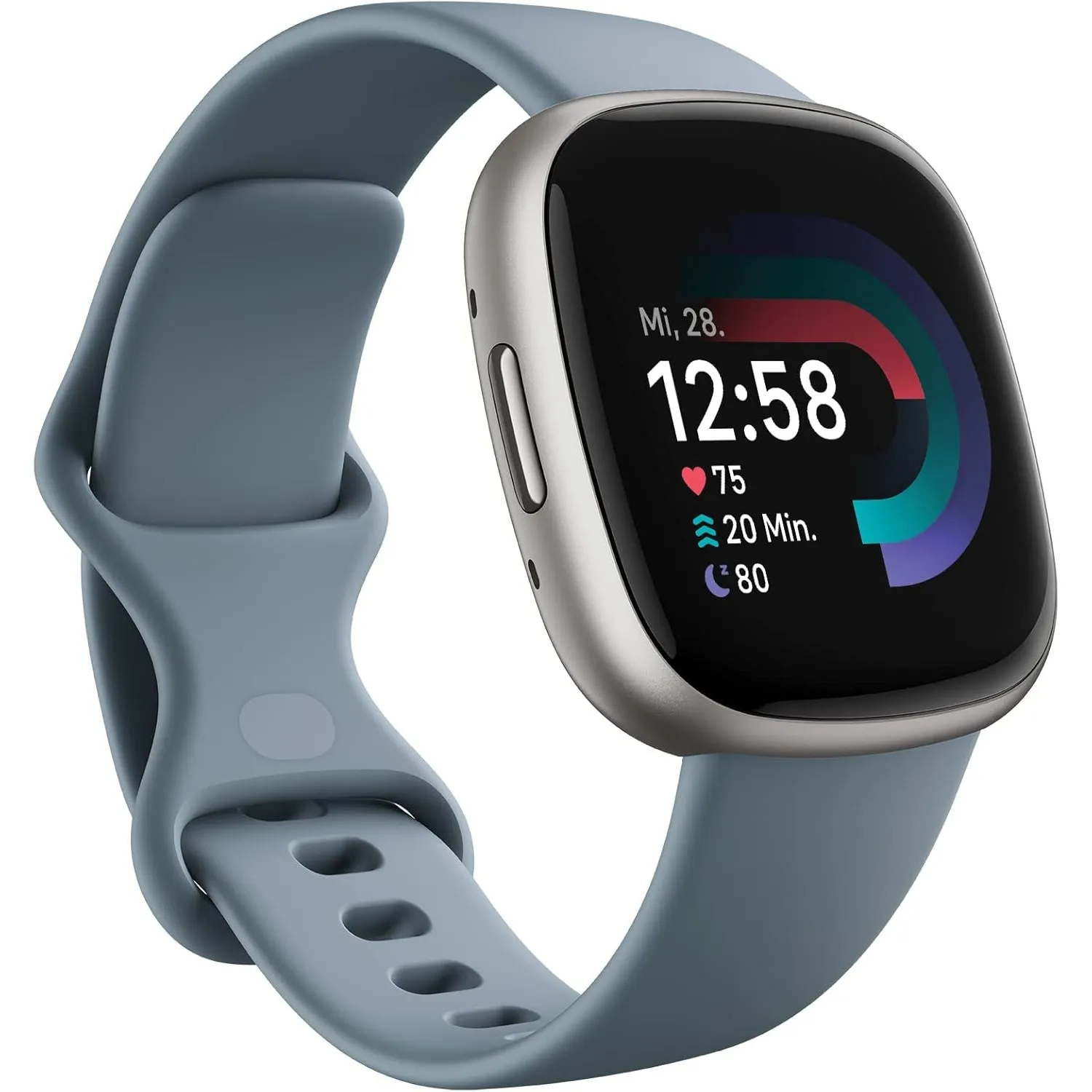 Fitbit Google Versa 4 Smartwatch Fitness Tracker enthält eine 3 monatige Google Health Premium Mitgliedschaft, 6 Tage A…