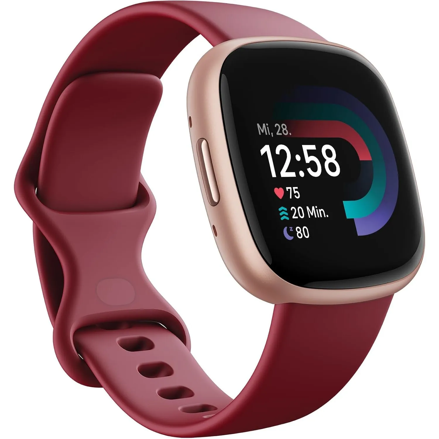 Fitbit Google Versa 4 Smartwatch Fitness Tracker enthält eine 3 monatige Google Health Premium Mitgliedschaft, 6 Tage A…
