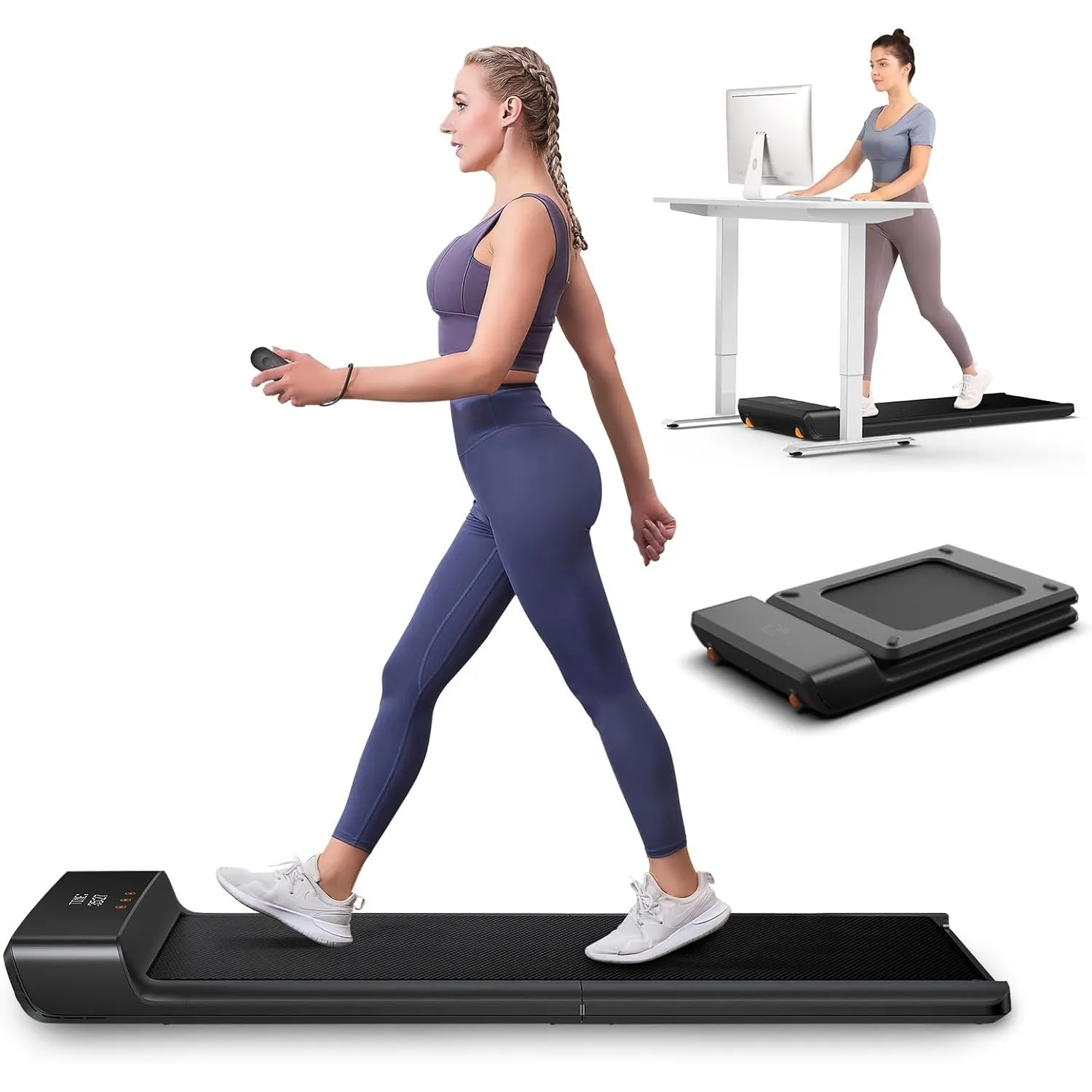 WalkingPad by KingSmith Z1, P1, A1 Pro, Z3 H+, G1 Walking-Pad Laufband für Zuhause Büro klappbar (je nach Modell: bis z…