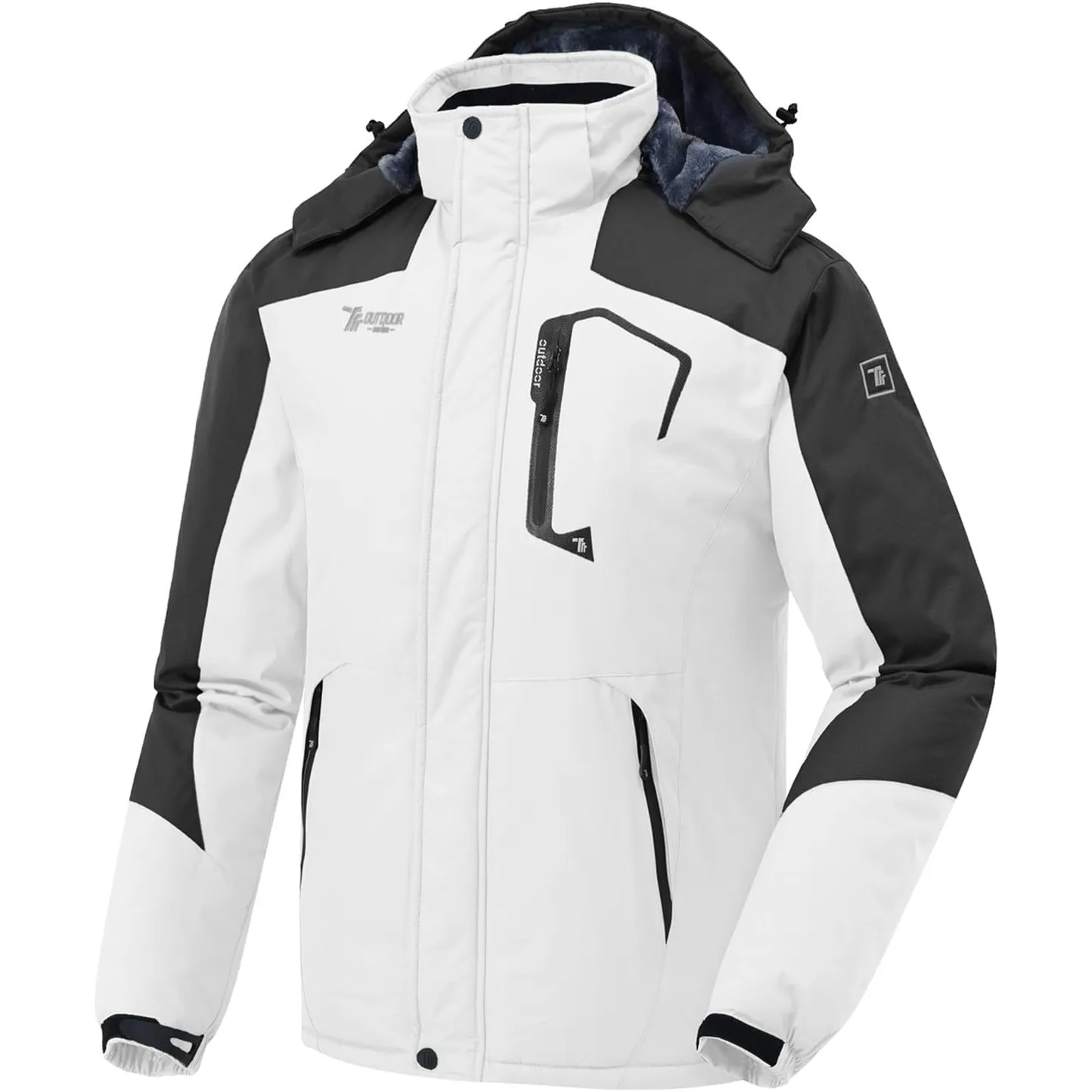 donhobo Skijacke Herren Winterjacke Wasserdicht Atmungsaktiv Softshelljacke