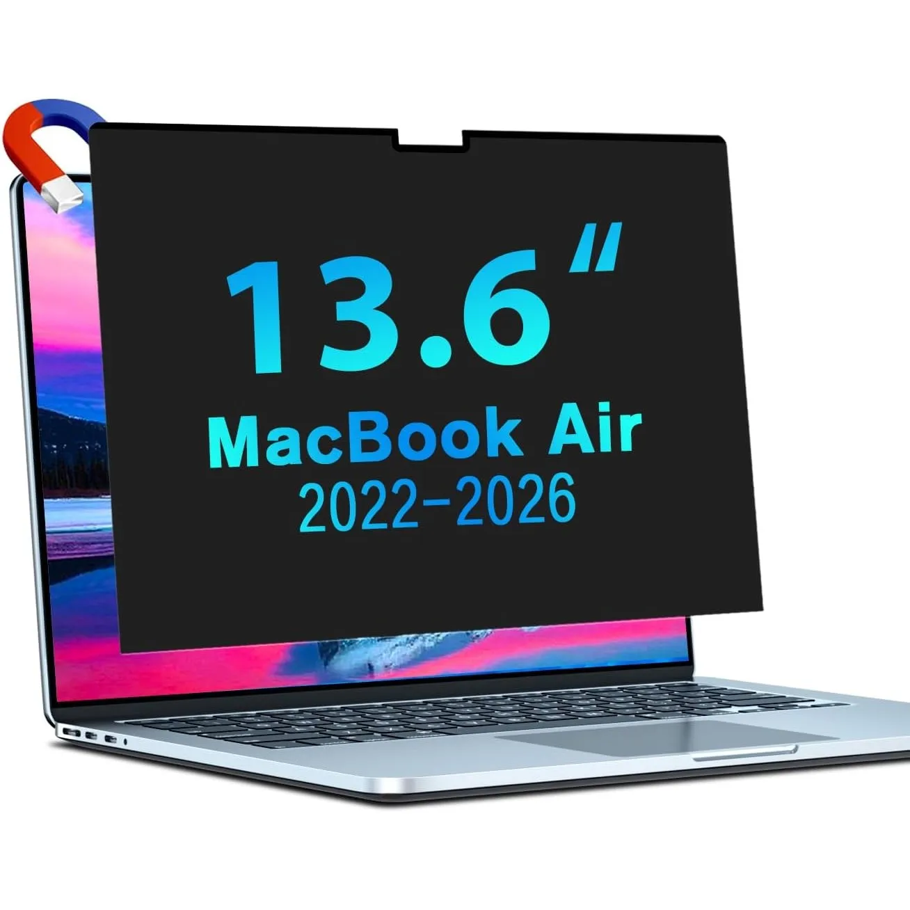STARY Magnetischer Sichtschutz für MacBook Air 13,6 &13 Zoll 2022-2026