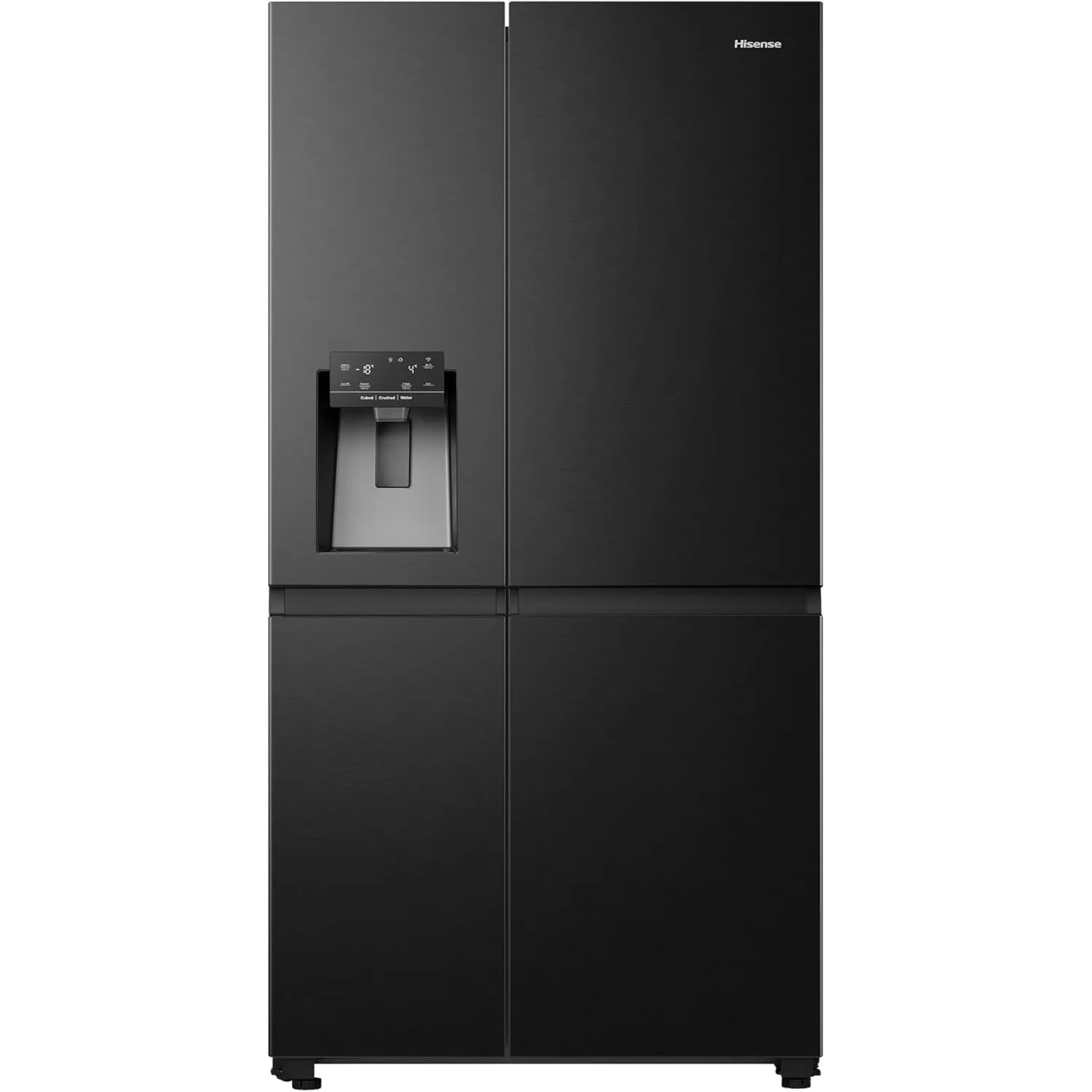 Hisense RS818N4TFE Side-by-Side Kühl-Gefrierkombination /179 cm/Inverter Kompressor/Total NoFrost/Multi Air Flow/Wasser…