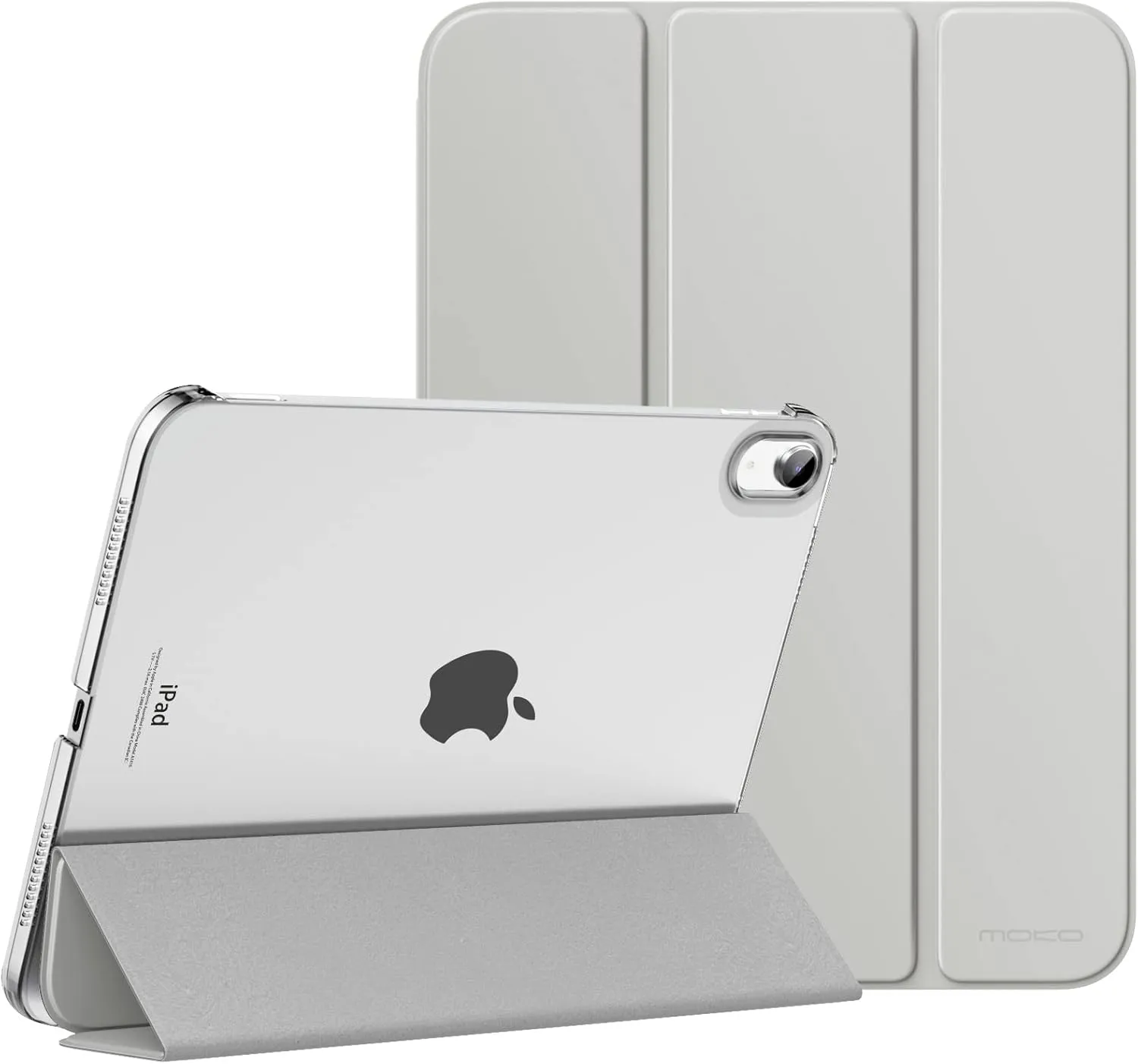 MoKo Hülle für iPad (A16) 11. Generation 11 Zoll 2025, iPad 10. Generation 10,9 Zoll 2022, Schlanke Stand Schutzhülle m…