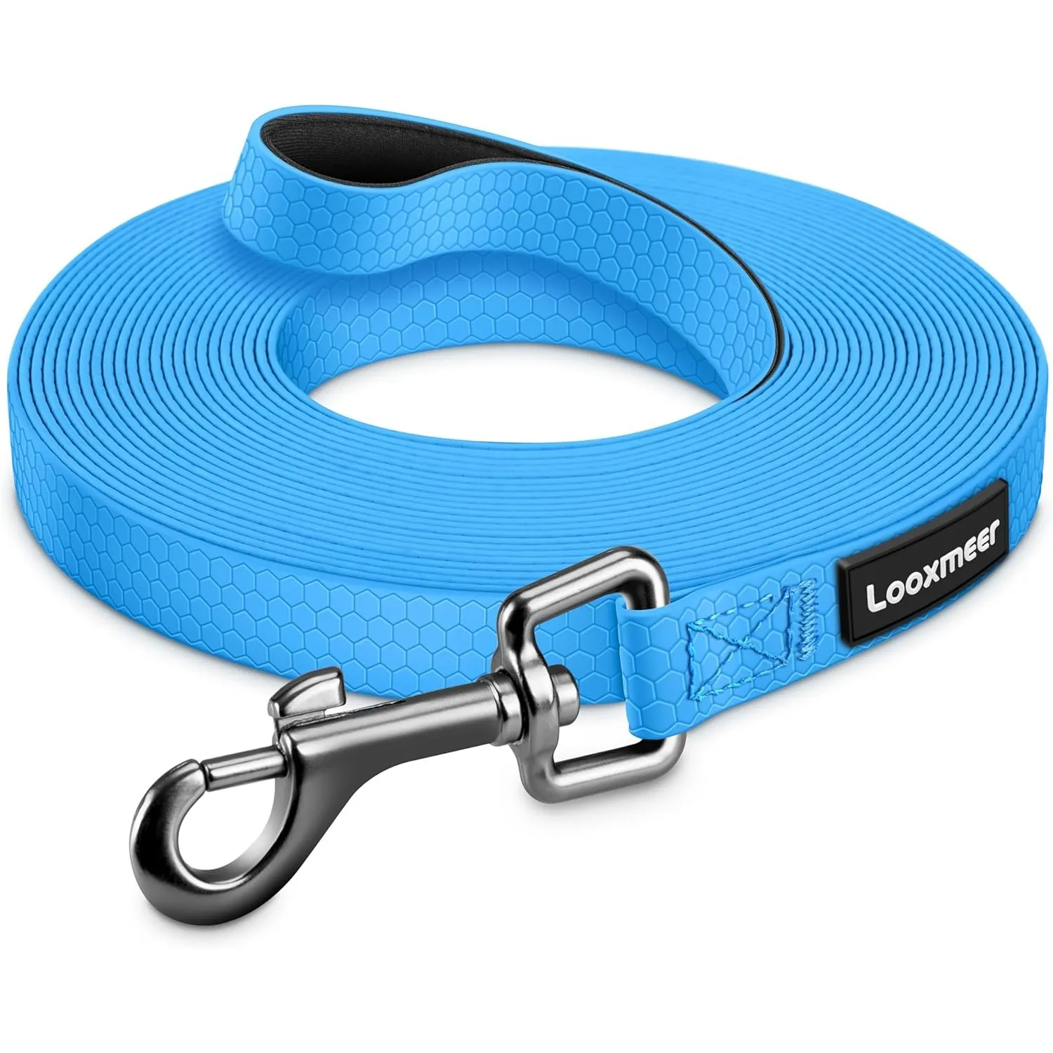 Wasserdicht Schleppleine für Hunde, 3m 5m 7m 10m 15m 20m Biothane Schleppleine mit Robusterem Karabiner, Wasserfest Hun…