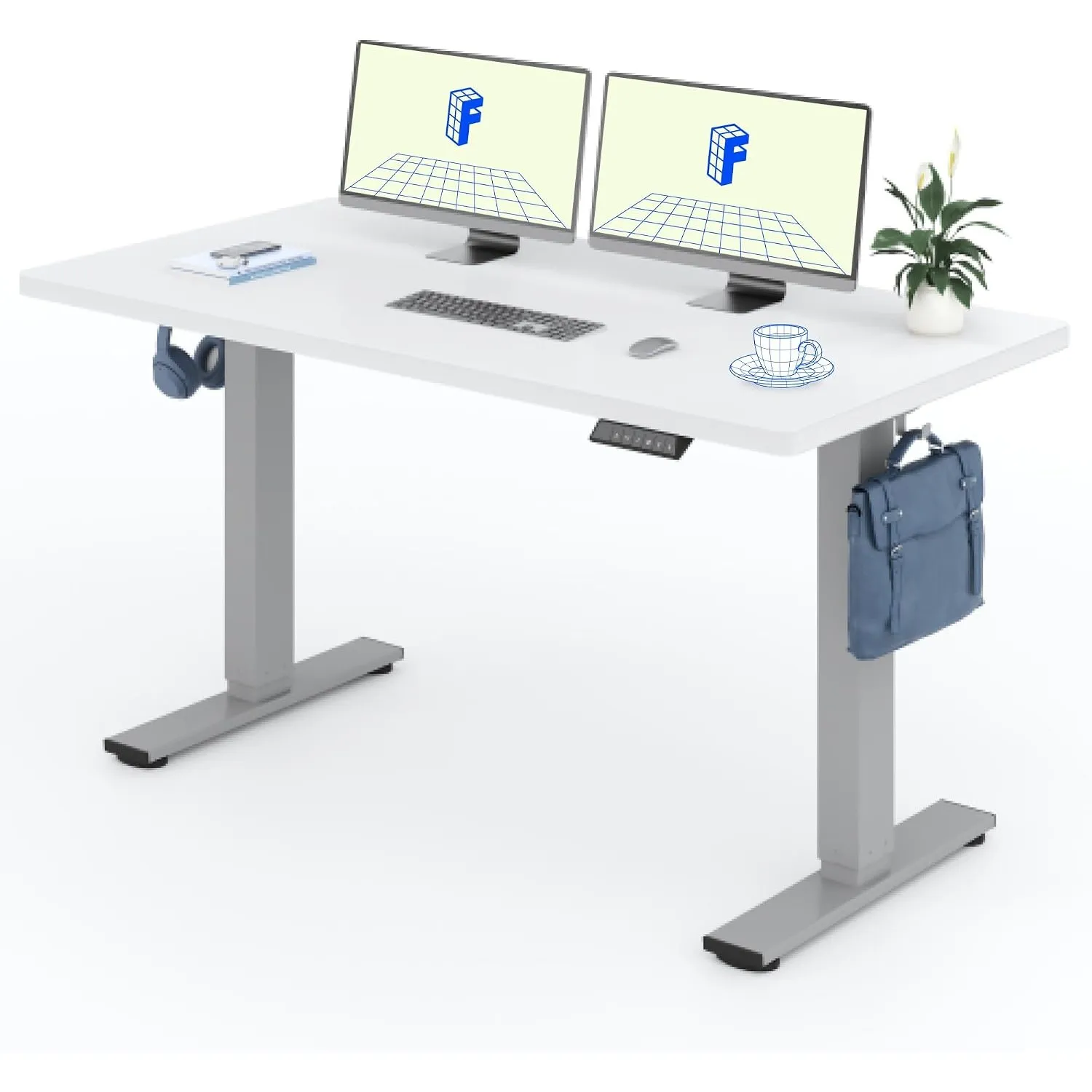 FLEXISPOT Höhenverstellbarer Schreibtisch Basic 160x80cm