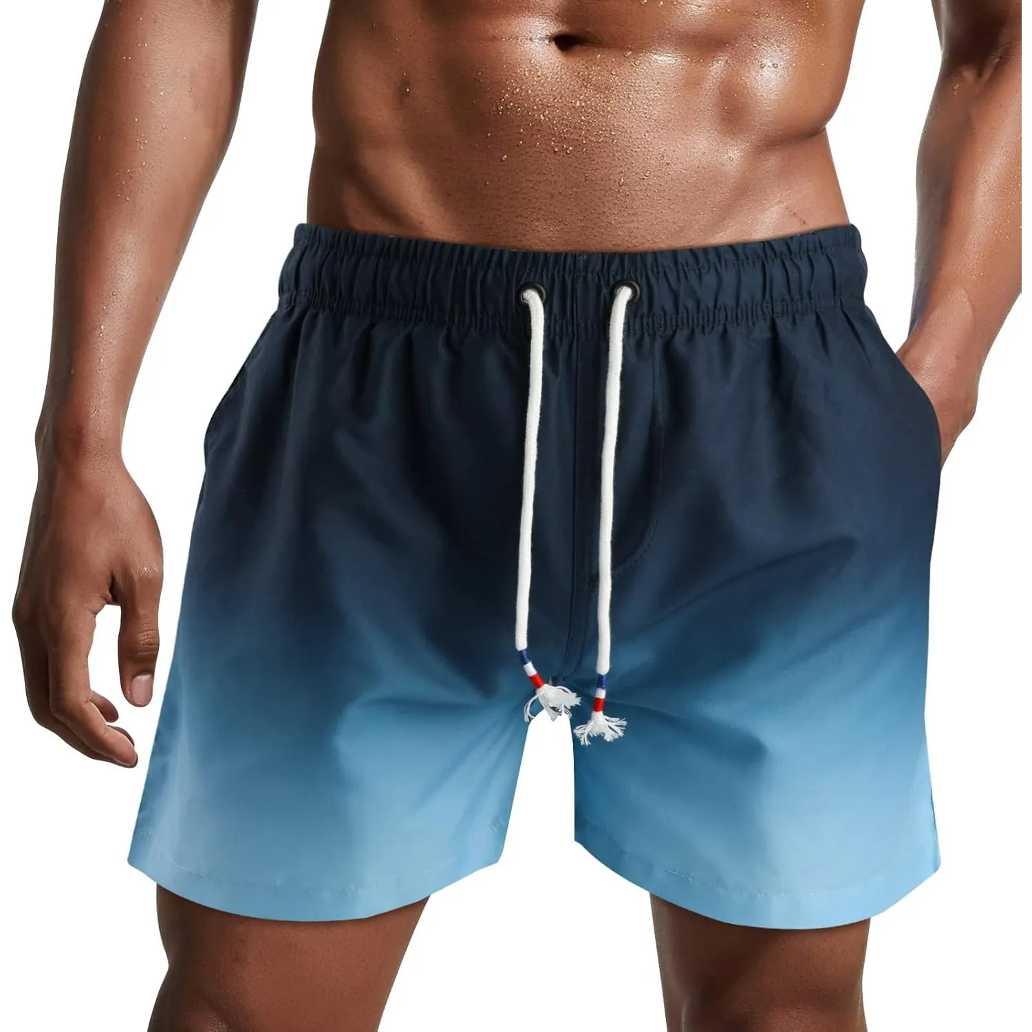 Badehose für Herren Badeshorts Shorts Sportbekleidung Meshfutter | Shorts,Schnelltrocknend,Kurzen,Sporthose,Atmungsakti…