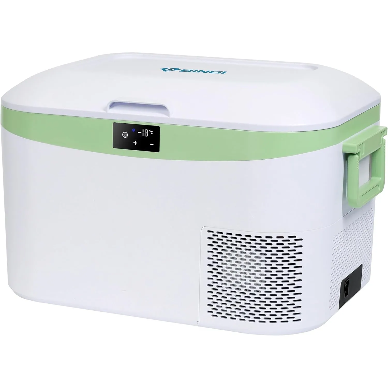 BINGI Kompressor Kühlbox 12.8L Tragbarer Auto Kühlbox 12V / 24V DC und 110~240V AC Elektrische Kühlschrank Kompressor G…