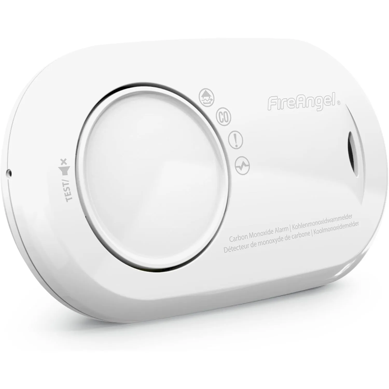 FireAngel FA3820 Kohlenmonoxid Melder, CO Melder mit 10-Jahres-Batterie