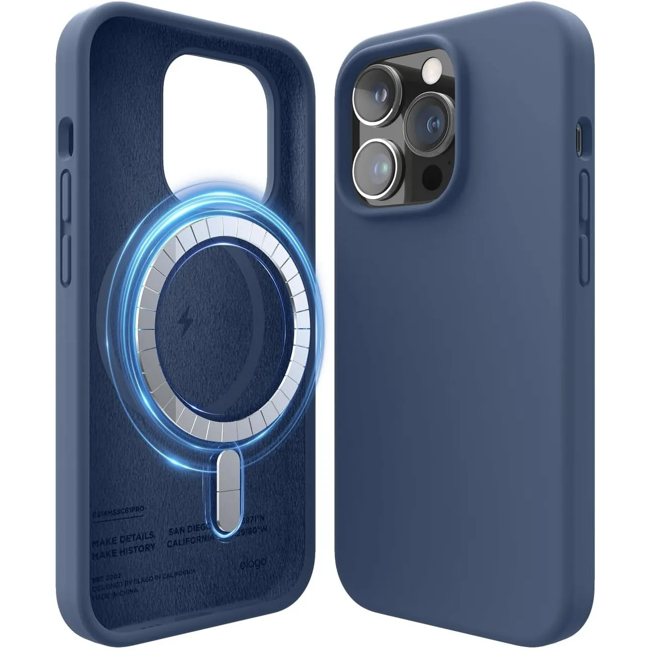 elago Magnetische Silikon Hülle für iPhone 14 Pro