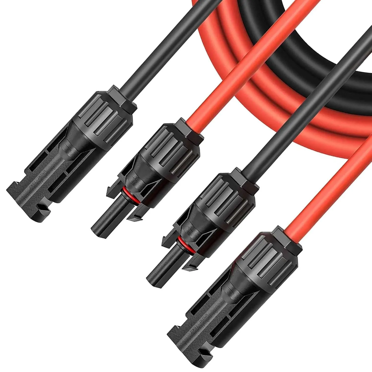Solarkabel 4mm2,Verlängerung 4MM² 5 Meter, Solarstecker Solarkable Verlängerungskabel,pv Kabel 4mm2,IP67 Photovoltaik K…