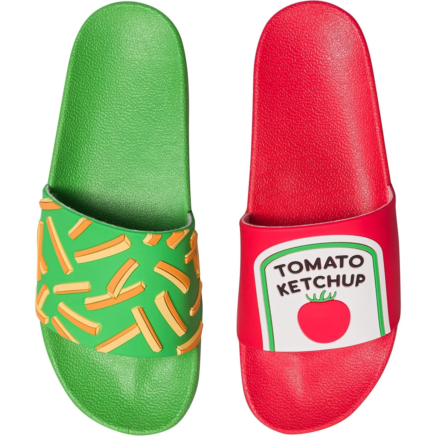 Dedoles Badeschuhe & Hausschuhe Damen Herren & Kinder Badesandalen lustige Designs Bücher Kaffee Party Pizza Fuchs Bär …