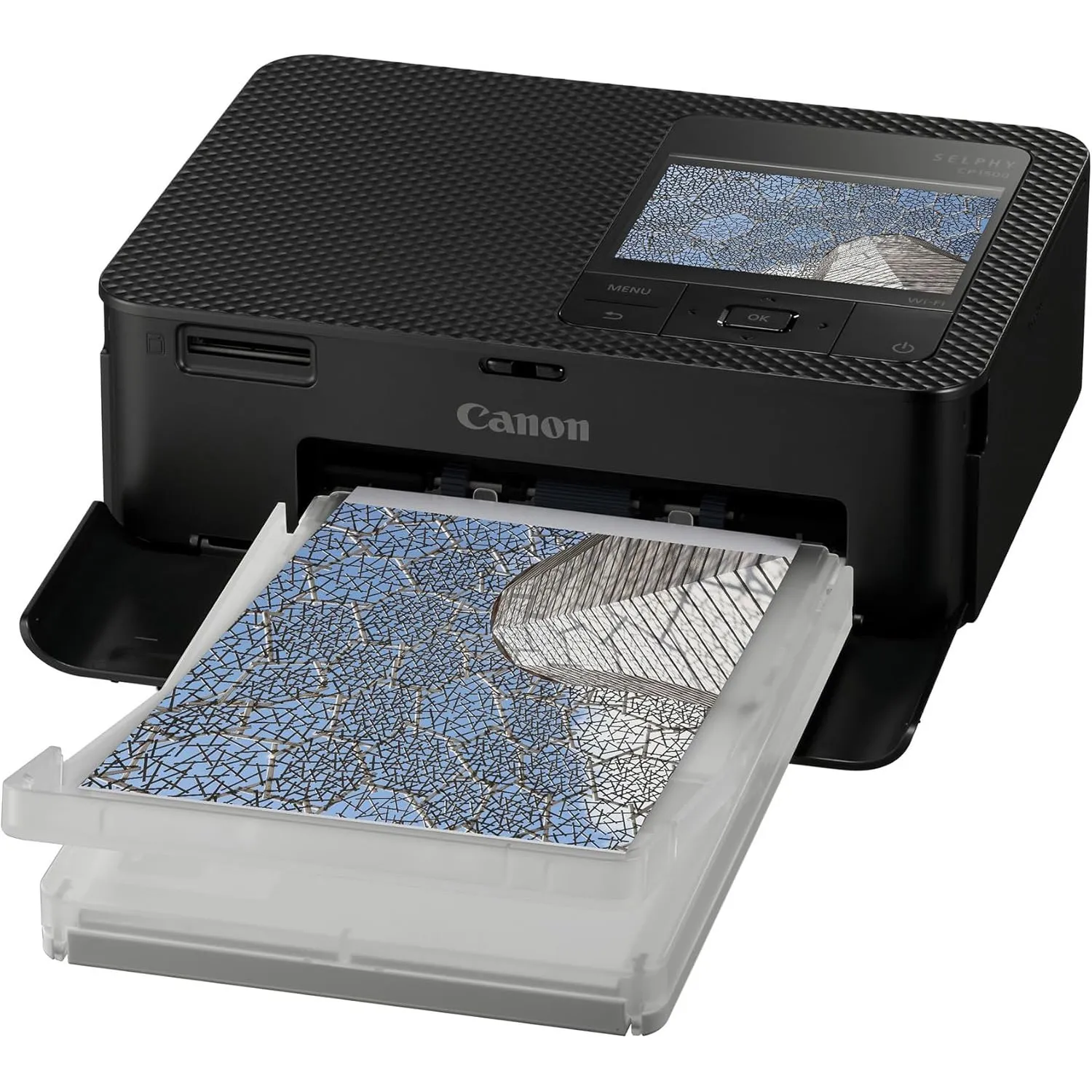 Canon SELPHY CP1500 Kompakter Fotodrucker – Drahtloses Drucken, Langlebige Fotos, USB-C & SD-Kartenanschluss – Perfekt …