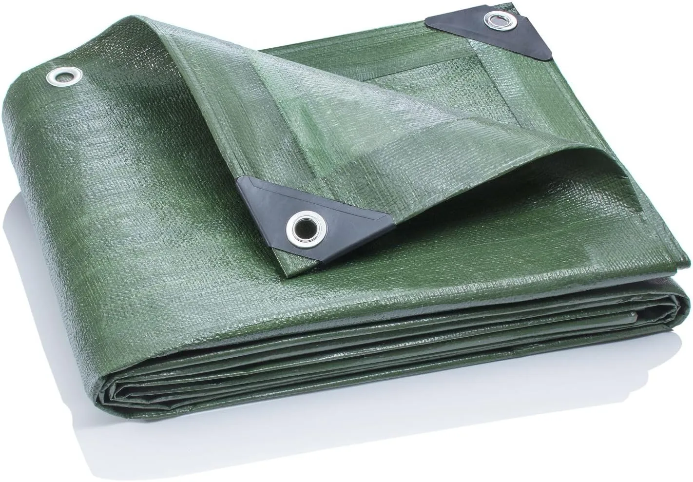 GardenMate 2 x 3 m 120 g/m² Fabric Tarpaulin Green Tarpaulin Protective Tarpaulin Boat Tarpaulin