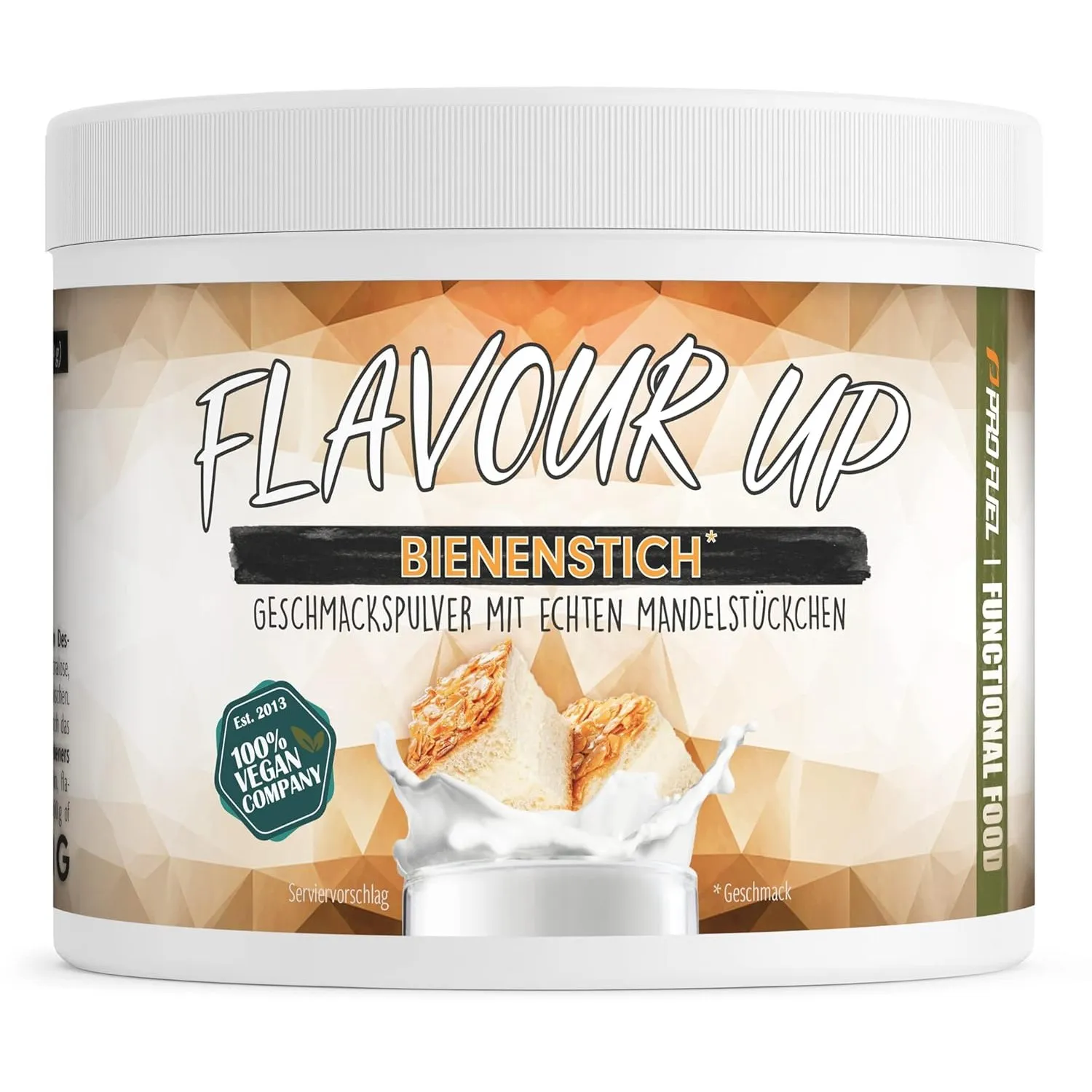 Geschmackspulver BIENENSTICH 250g - Leckerer Geschmack und Süße - nur 12 kcal pro Portion - Vielseitig einsetzbar für L…